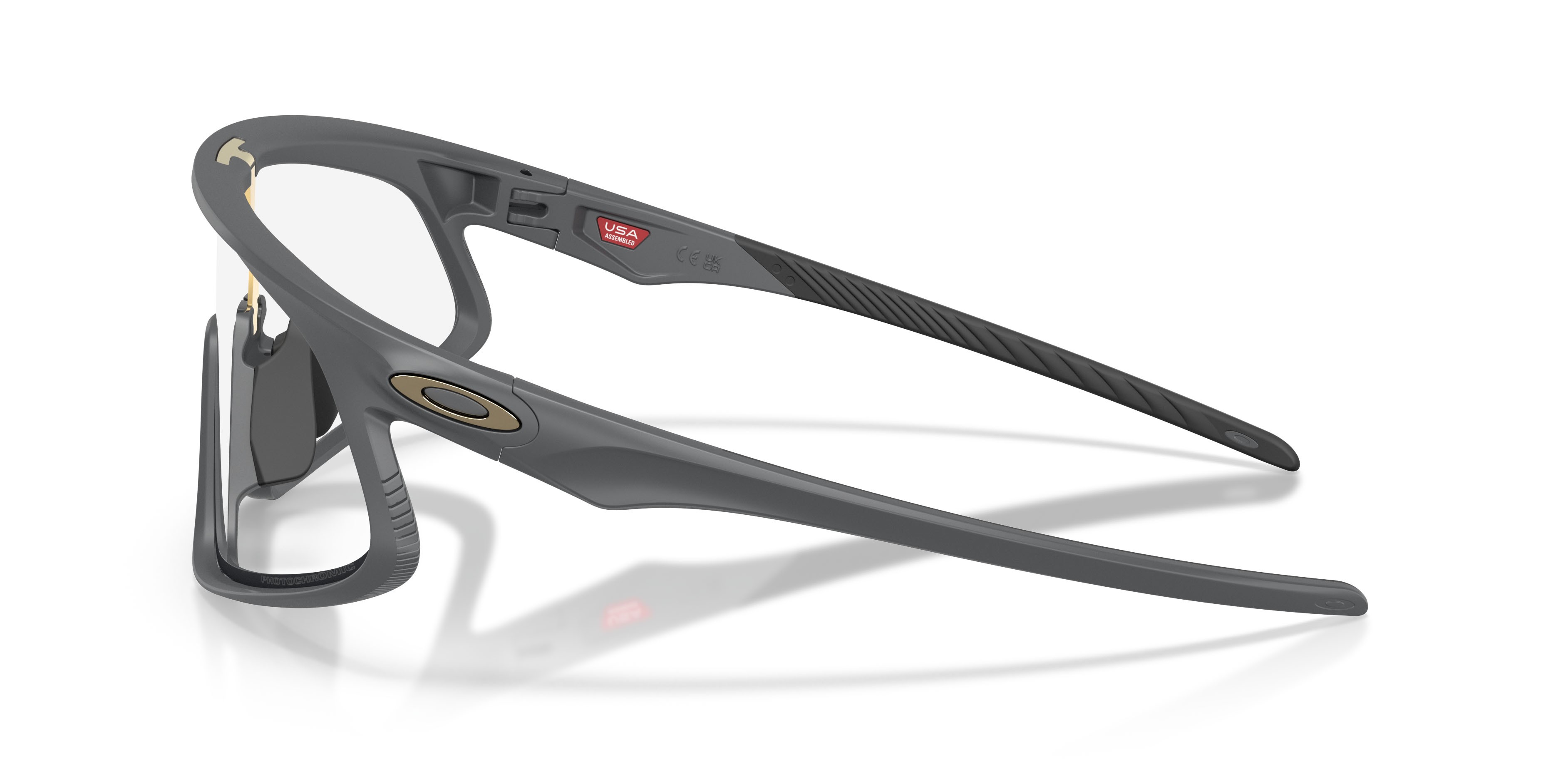 Sonnenbrillen Oakley Rslv 141 OO 9524D (952406) farbe carbonio opaco form rechteckig gläser clear to black iridium photochromic