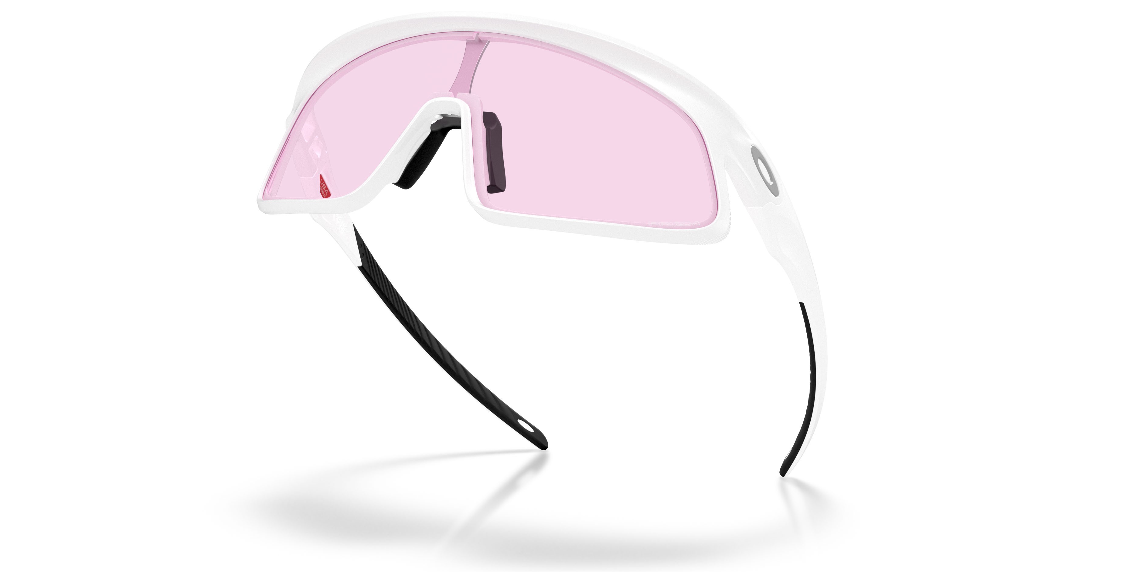 Sonnenbrillen Oakley Rslv 141 OO 9524D (952407) farbe bianco opaco form rechteckig gläser prizm low light