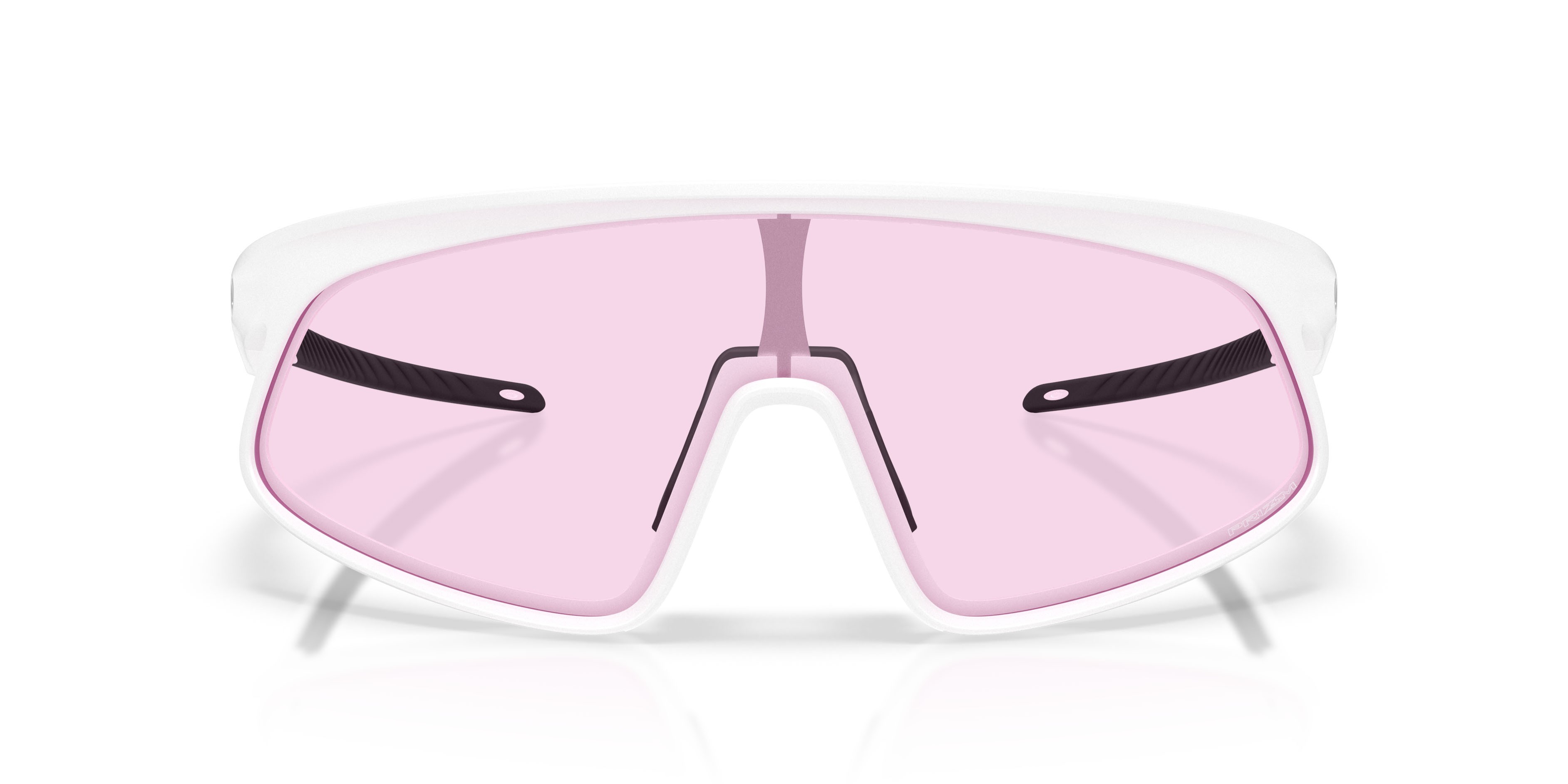 Sonnenbrillen Oakley Rslv 141 OO 9524D (952407) farbe bianco opaco form rechteckig gläser prizm low light