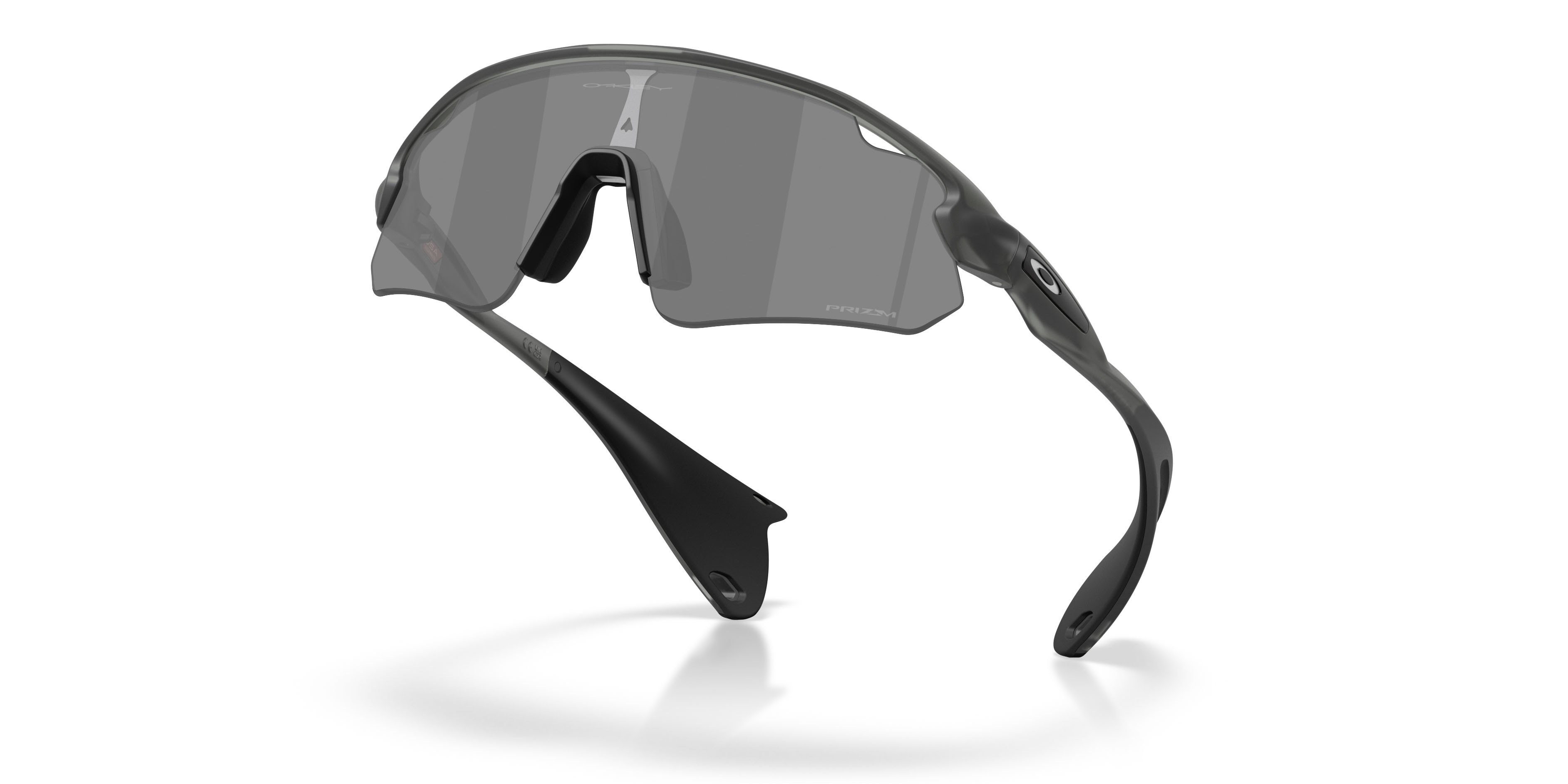 Sonnenbrillen Oakley Stunt Devil A OO 9525 (952501) farbe grigio fumo opaco form rechteckig gläser prizm black