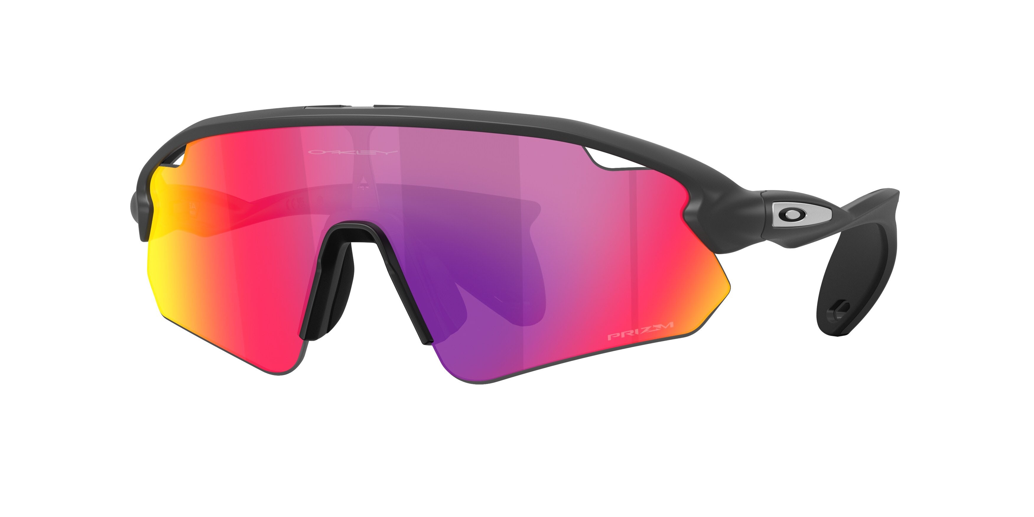 Sonnenbrillen Oakley Stunt Devil A OO 9525 (952503) farbe nero opaco form rechteckig gläser prizm road