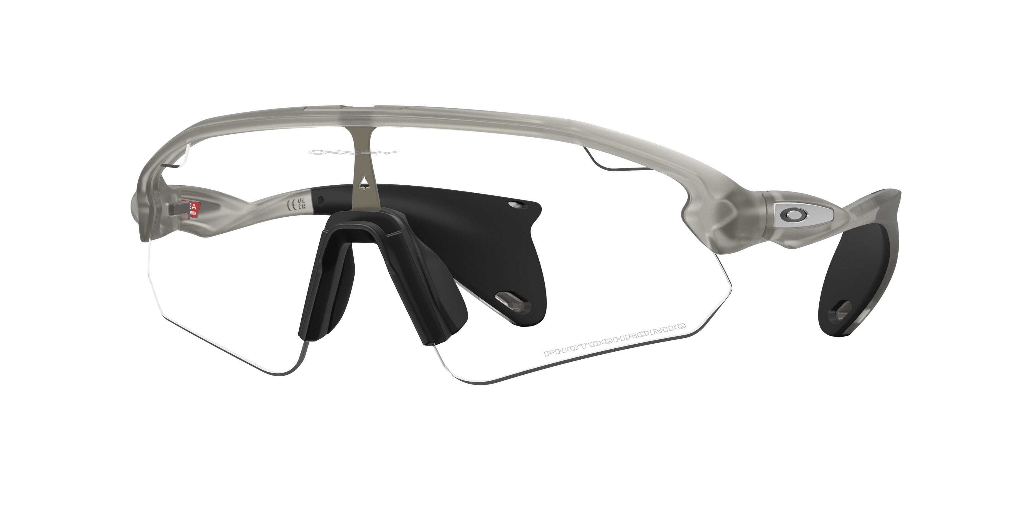 Sunglasses Oakley Stunt Devil A OO 9525 (952506) color grey ink opaco shape rectangle lenses clear to black iridium photochromic