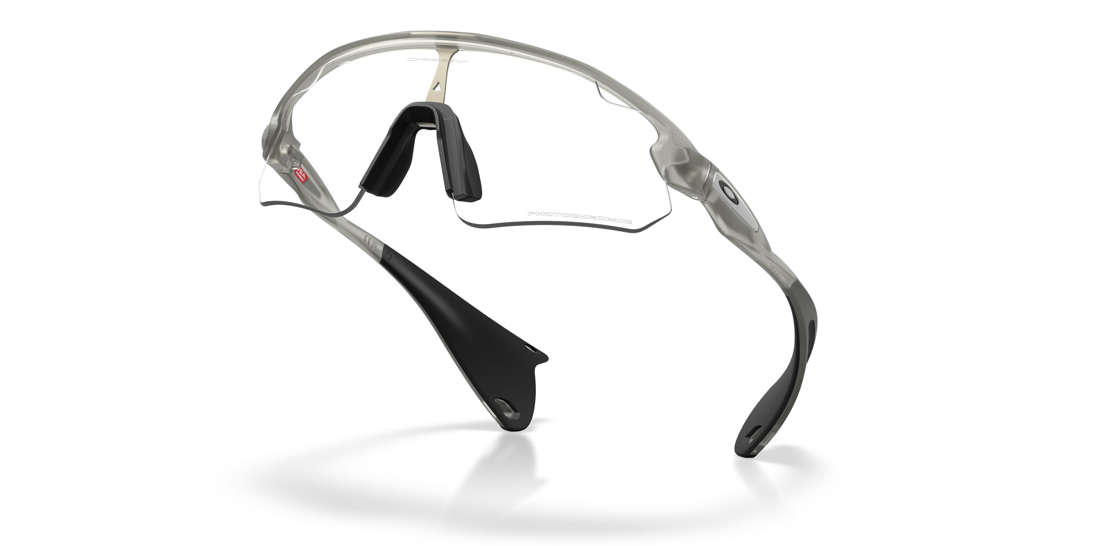 Sunglasses Oakley Stunt Devil A OO 9525 (952506) color grey ink opaco shape rectangle lenses clear to black iridium photochromic