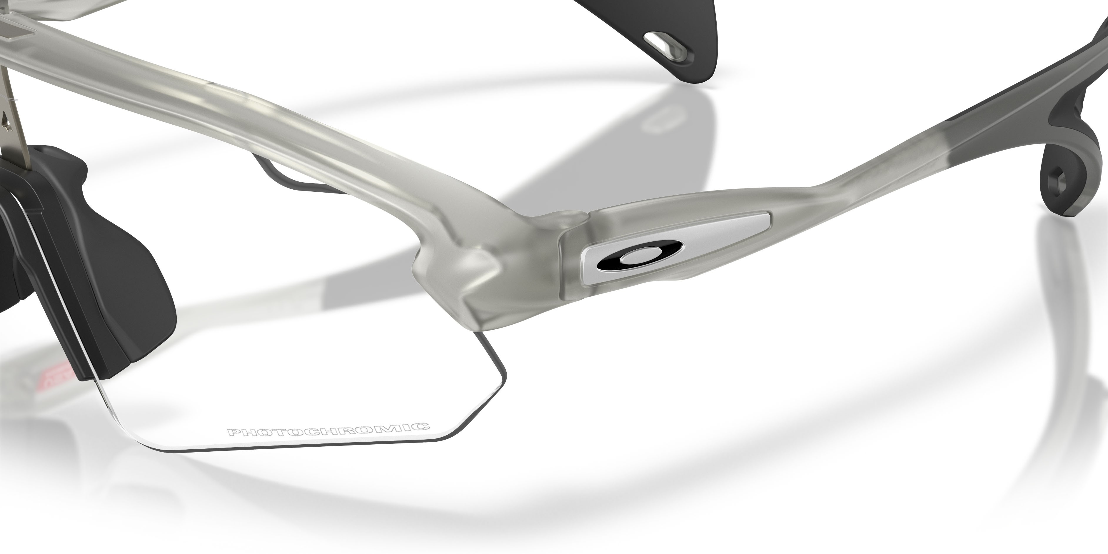 Sunglasses Oakley Stunt Devil A OO 9525 (952506) color grey ink opaco shape rectangle lenses clear to black iridium photochromic