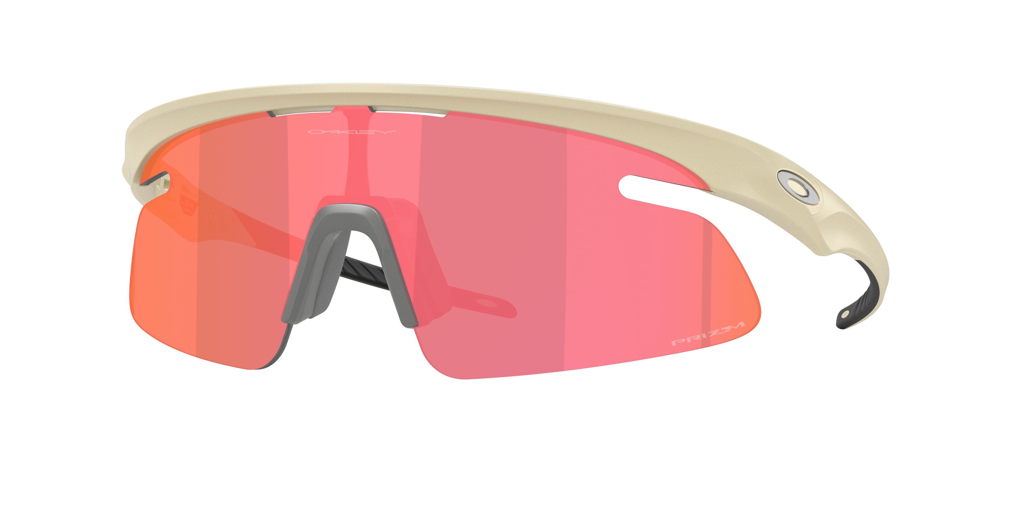 Occhiali da sole Oakley Rslv Lite OO 9527D (952706) colore tempesta di sabbia forma rettangolare lenti prizm trail torch
