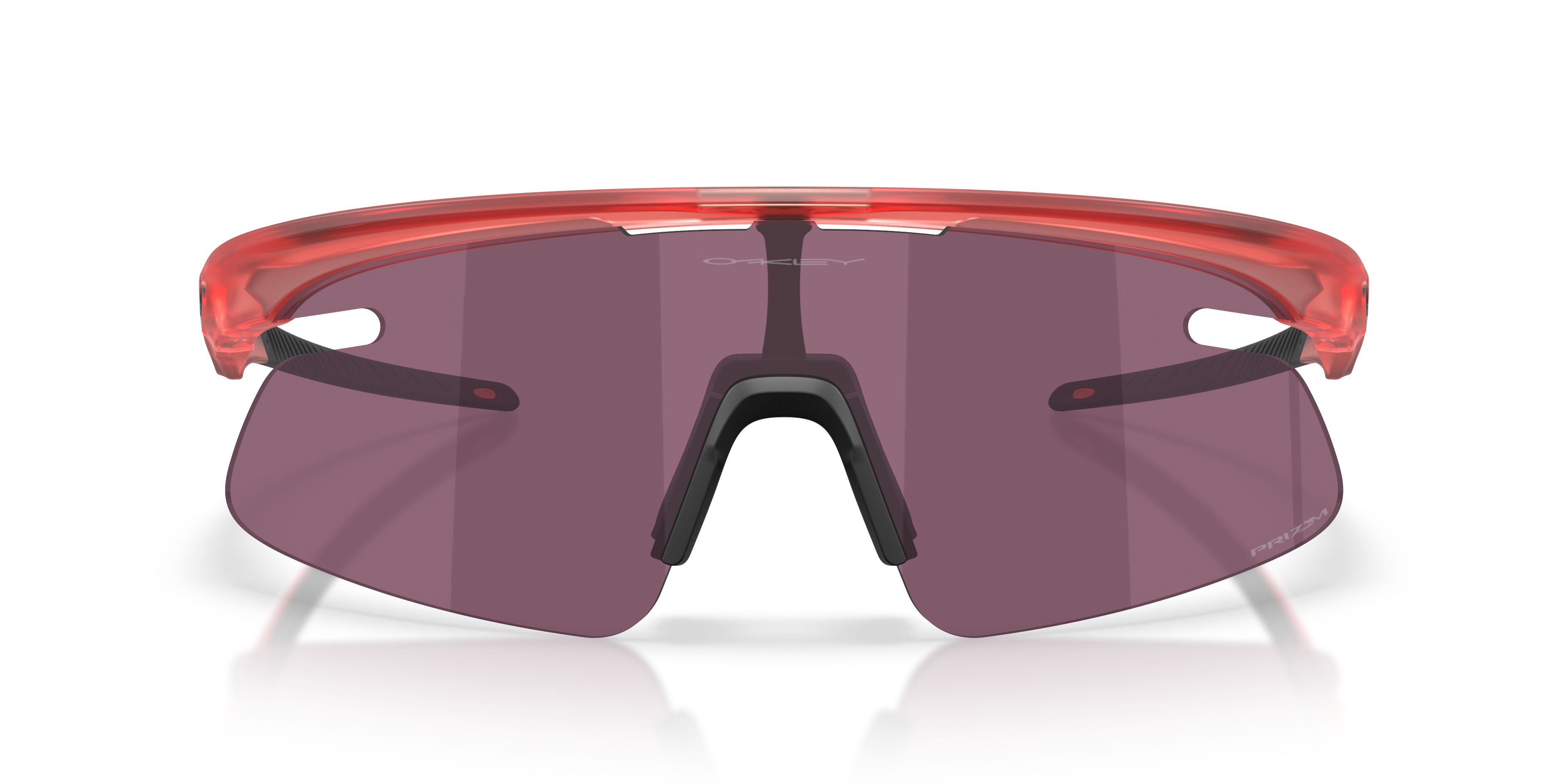 Sonnenbrillen Oakley Rslv Lite OO 9527D (952707) farbe paloma trasparente opaco form rechteckig gläser prizm road black