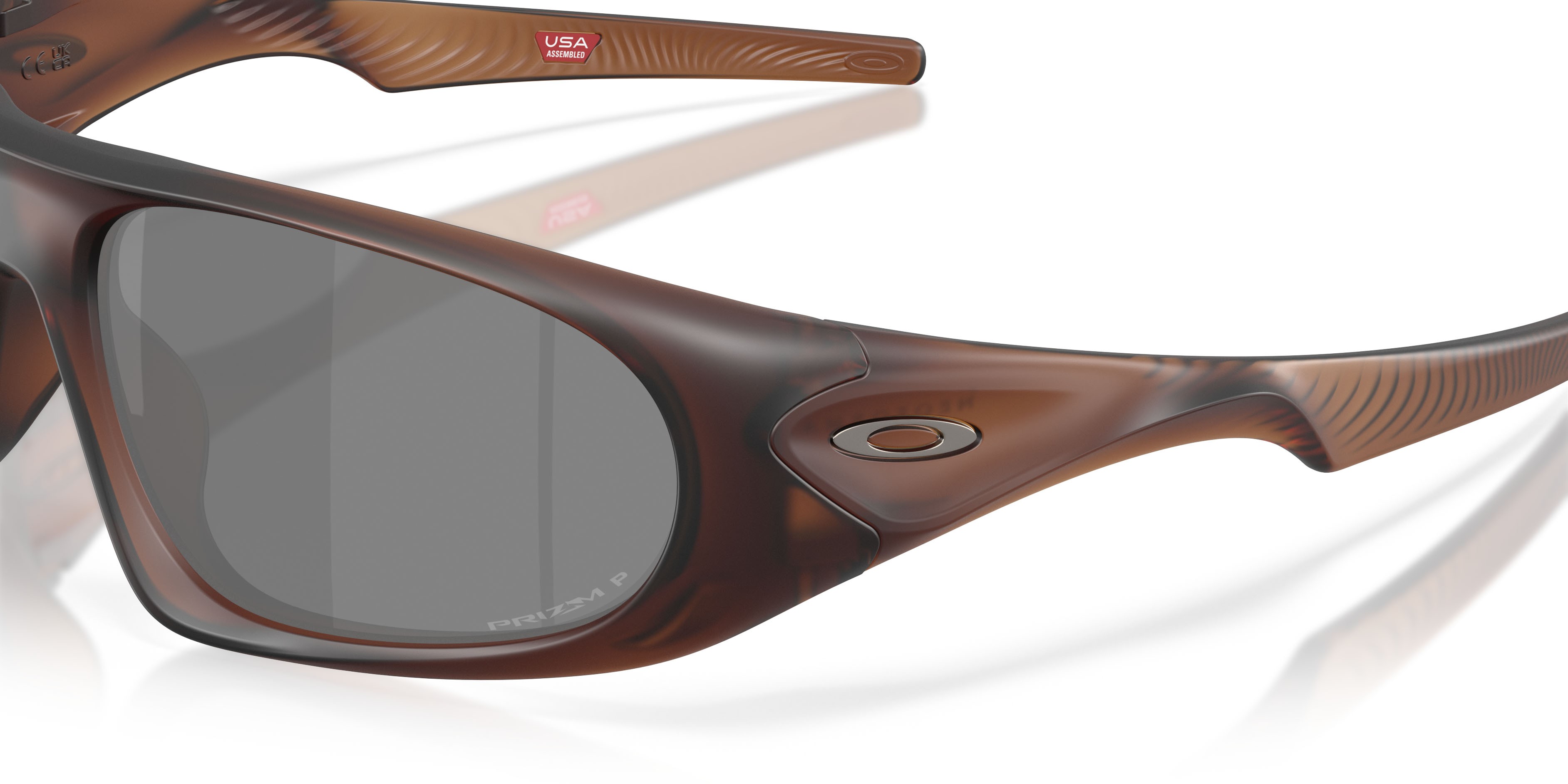 Sonnenbrillen Oakley Neoforma OO 9528 (952805) farbe rootbeer opaco form oval gläser prizm black polarized