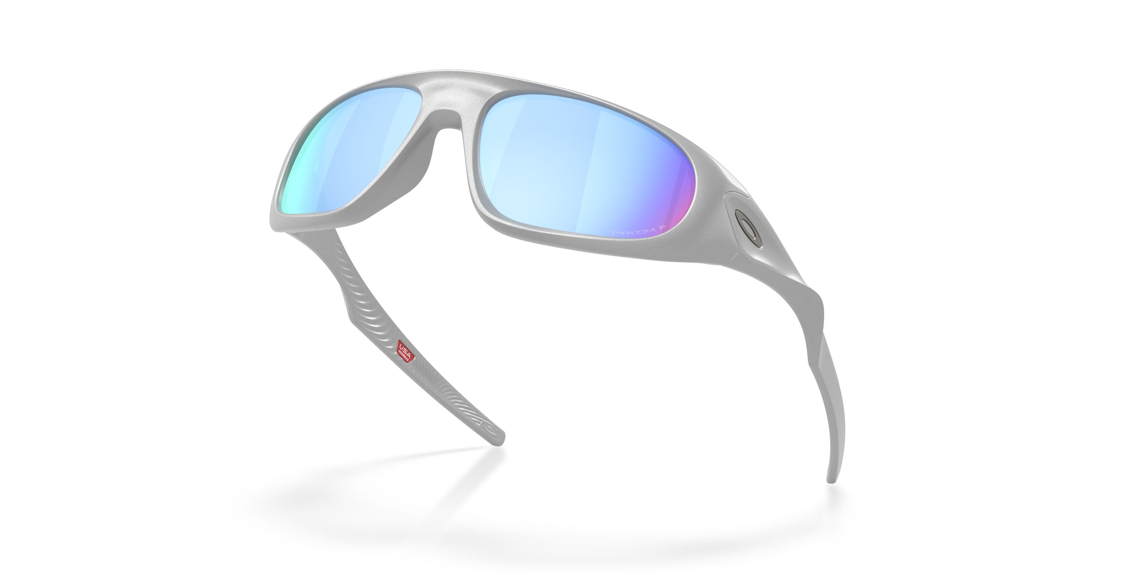 Sunglasses Oakley Neoforma OO 9528 (952807) color x-silver shape oval lenses prizm deep water polarized