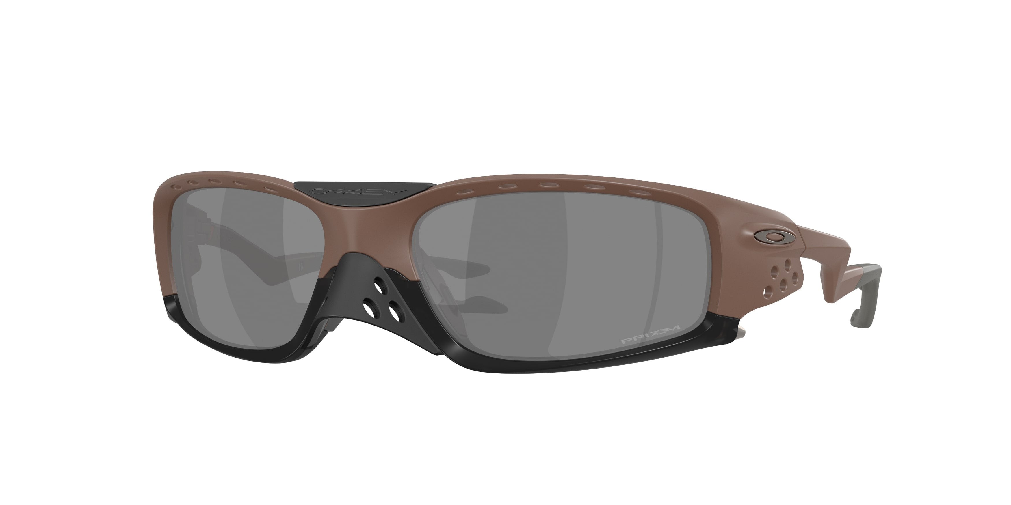 Sonnenbrillen Oakley Plantaris Sq OO 9529 (952906) farbe mogano form rechteckig gläser prizm black