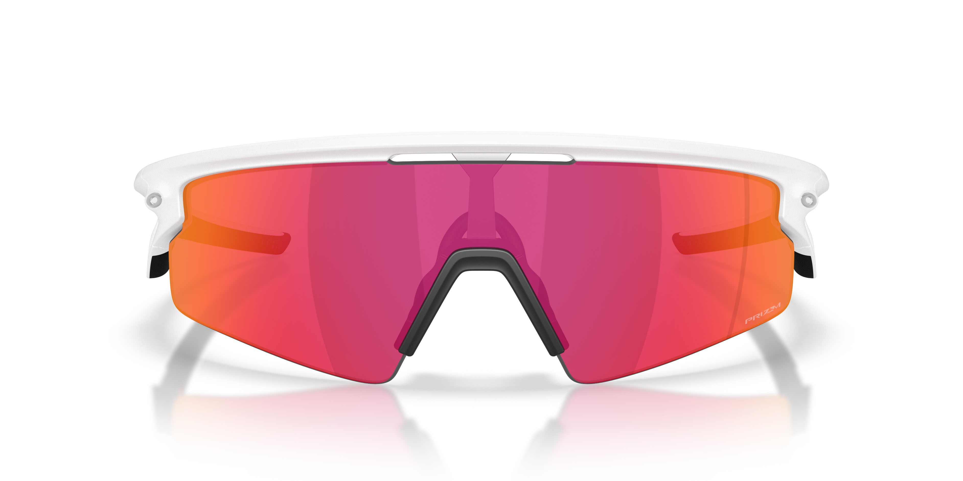 Sonnenbrillen Oakley Sphaera Strike OO 9531 (953108) farbe bianco opaco form rechteckig gläser prizm field