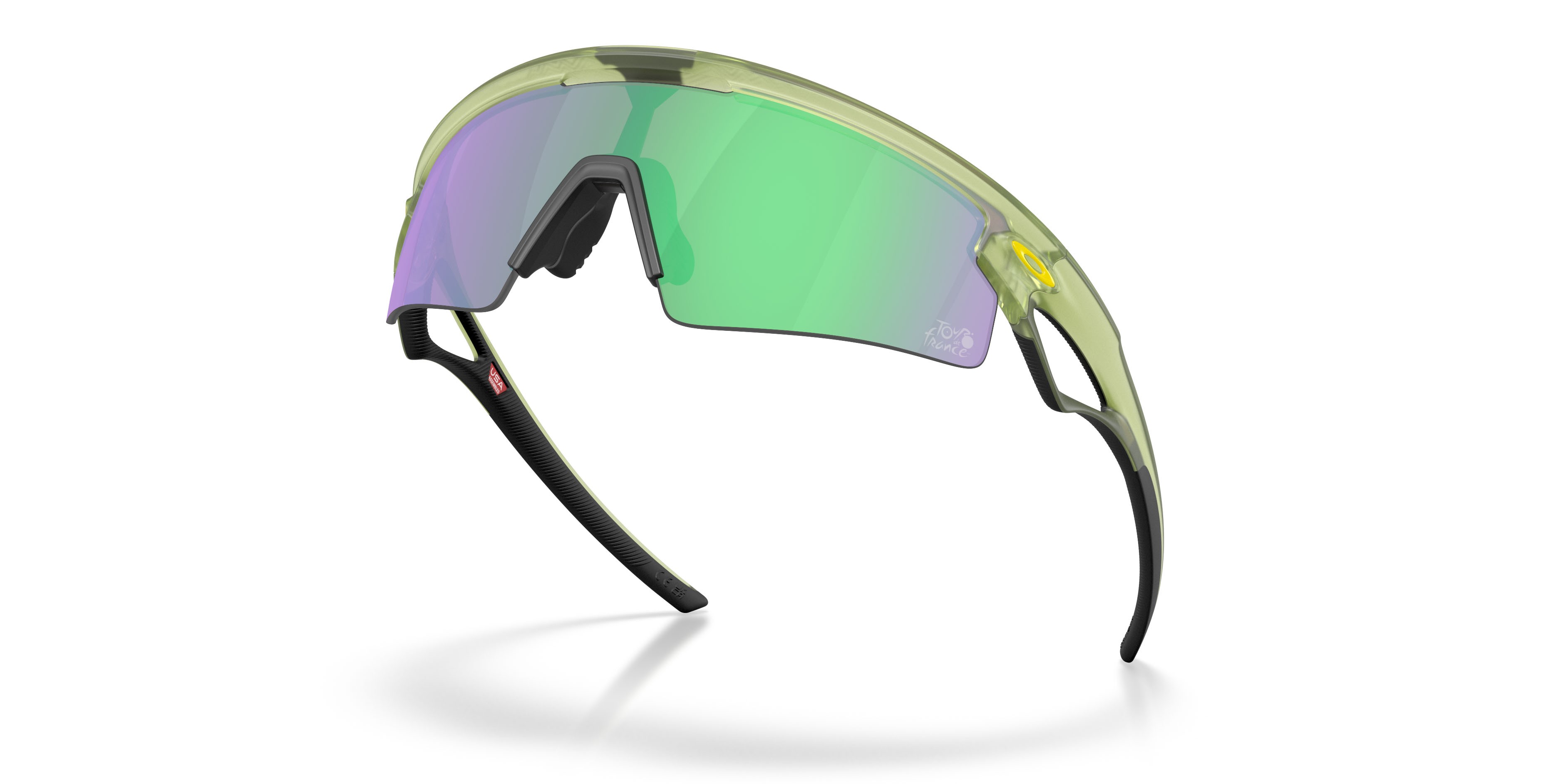 Occhiali da sole Oakley Sphaera Strike OO 9531 (953109) colore matte fern forma rettangolare lenti prizm road jade