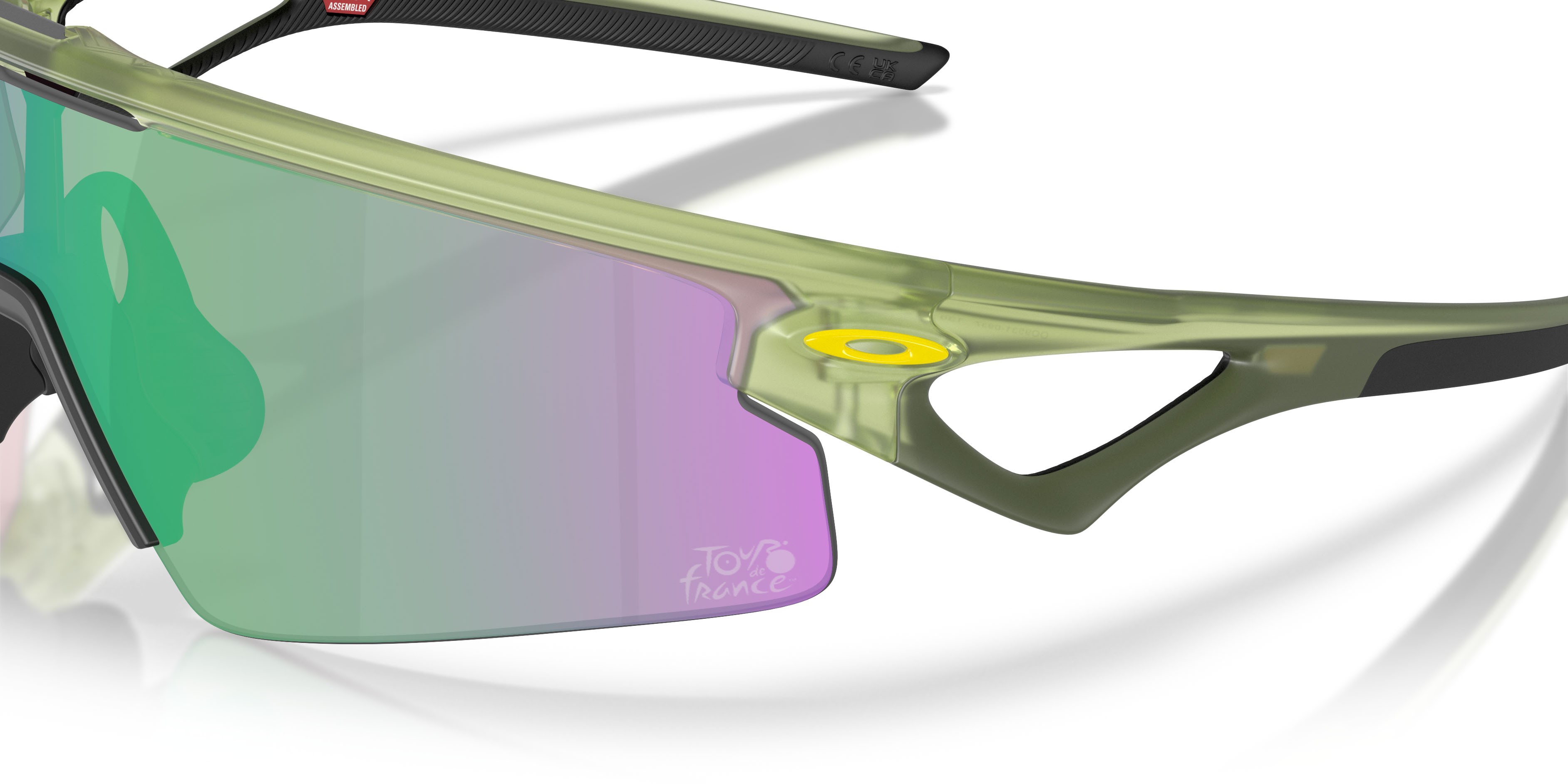 Occhiali da sole Oakley Sphaera Strike OO 9531 (953109) colore matte fern forma rettangolare lenti prizm road jade
