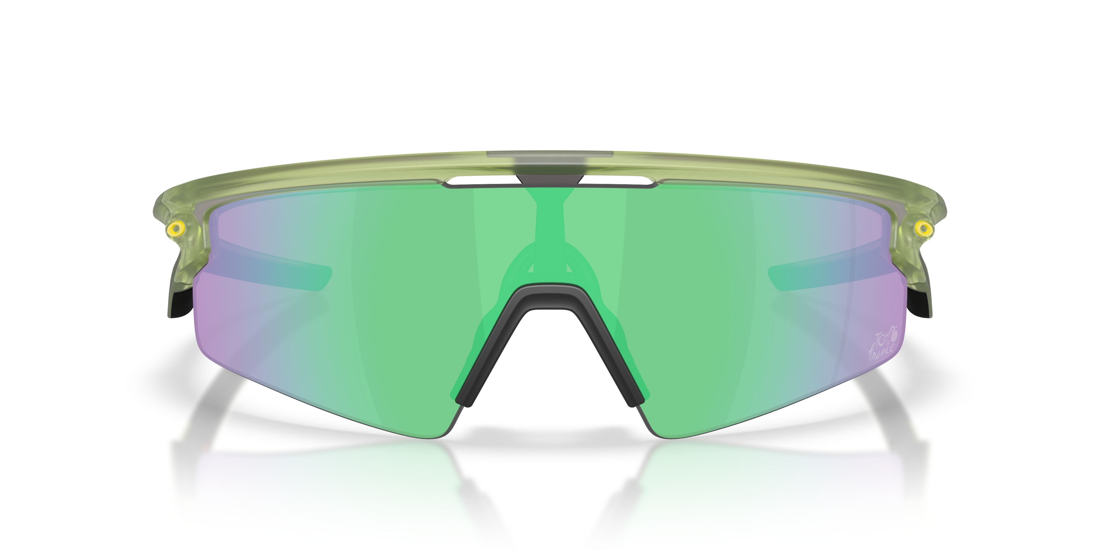Occhiali da sole Oakley Sphaera Strike OO 9531 (953109) colore matte fern forma rettangolare lenti prizm road jade