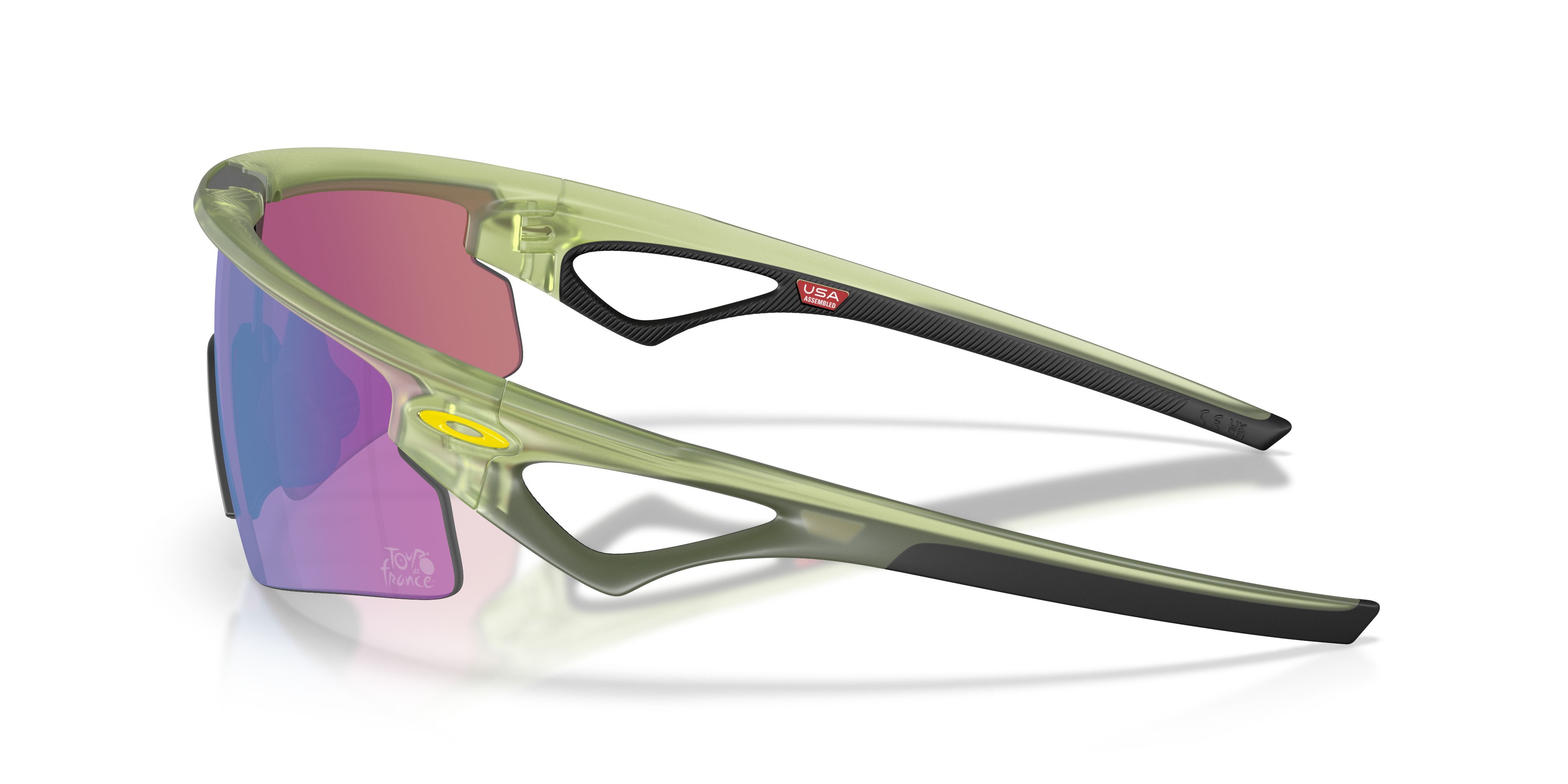 Occhiali da sole Oakley Sphaera Strike OO 9531 (953109) colore matte fern forma rettangolare lenti prizm road jade
