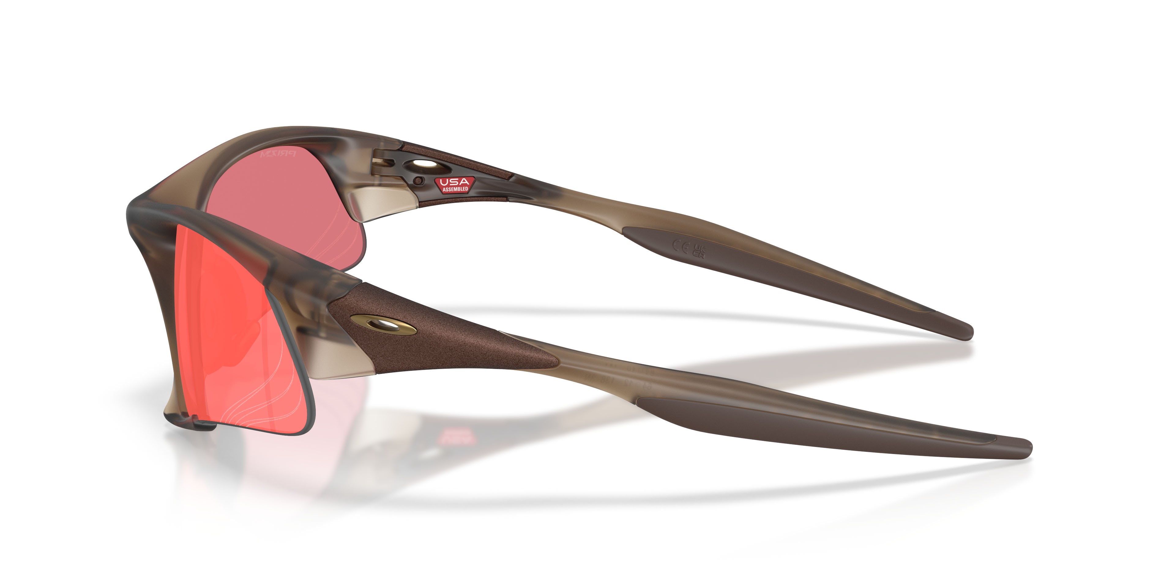 Sonnenbrillen Oakley Suture Jacket OO 9532 (953210) farbe marrone fumo opaco form unregelmäßig gläser prizm trail torch