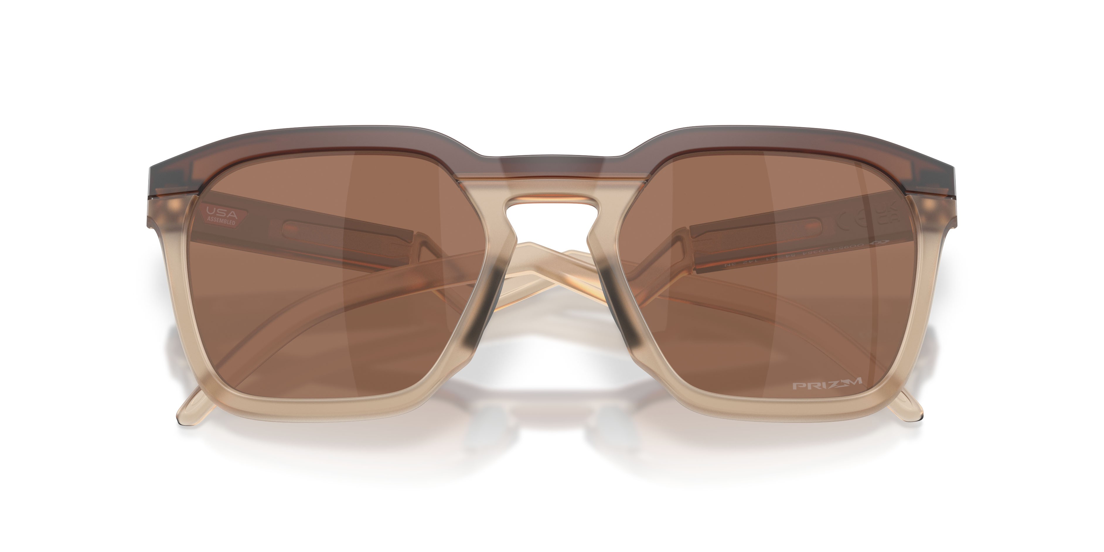 Sonnenbrillen Oakley Hstn Sq OO 9533 (953303) farbe rootbeer opaco form quadratisch gläser prizm tungsten