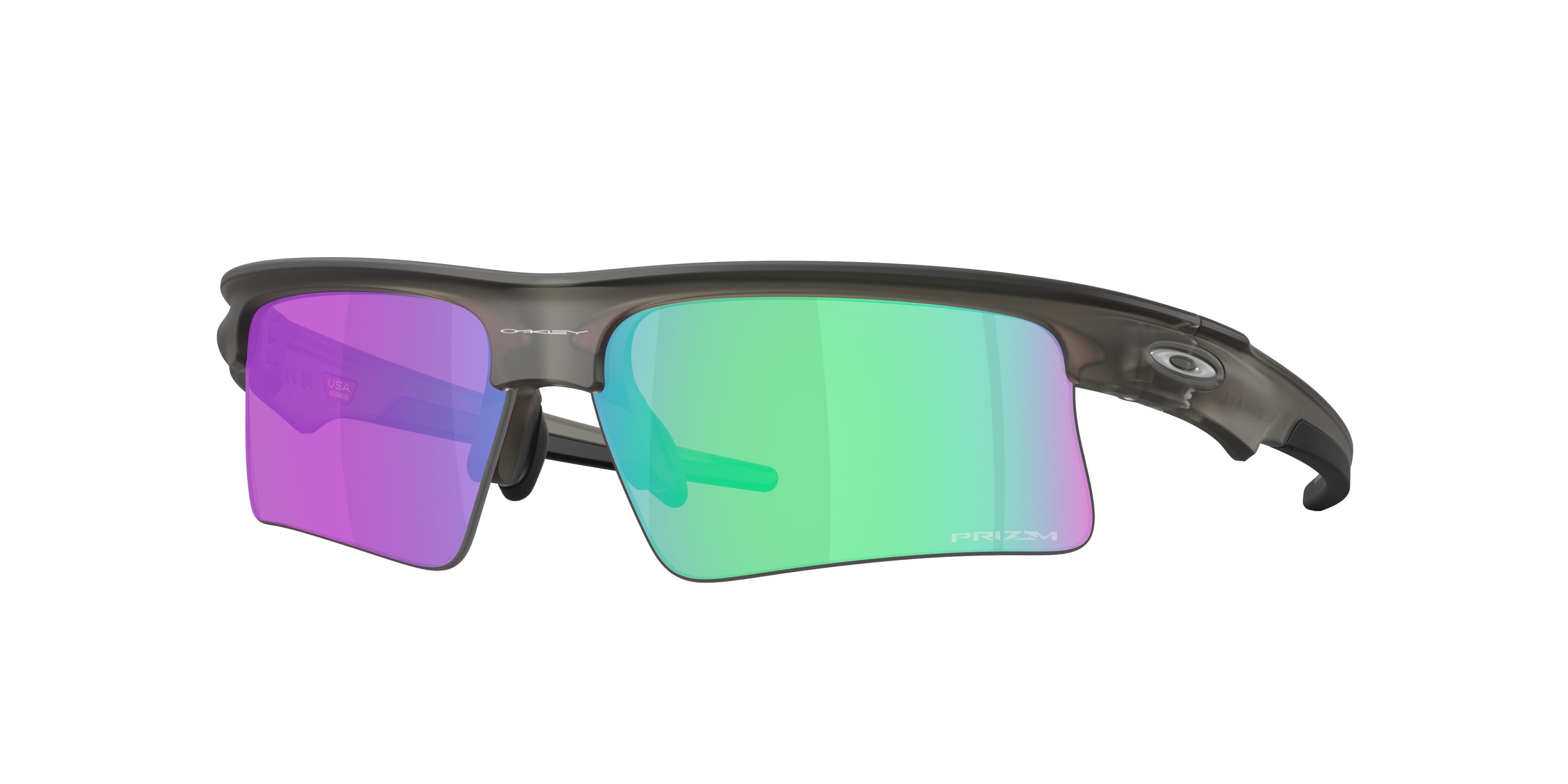 Sonnenbrillen Oakley Bisphaera Speed OO 9534 (953408) farbe grigio fumo opaco form rechteckig gläser prizm golf