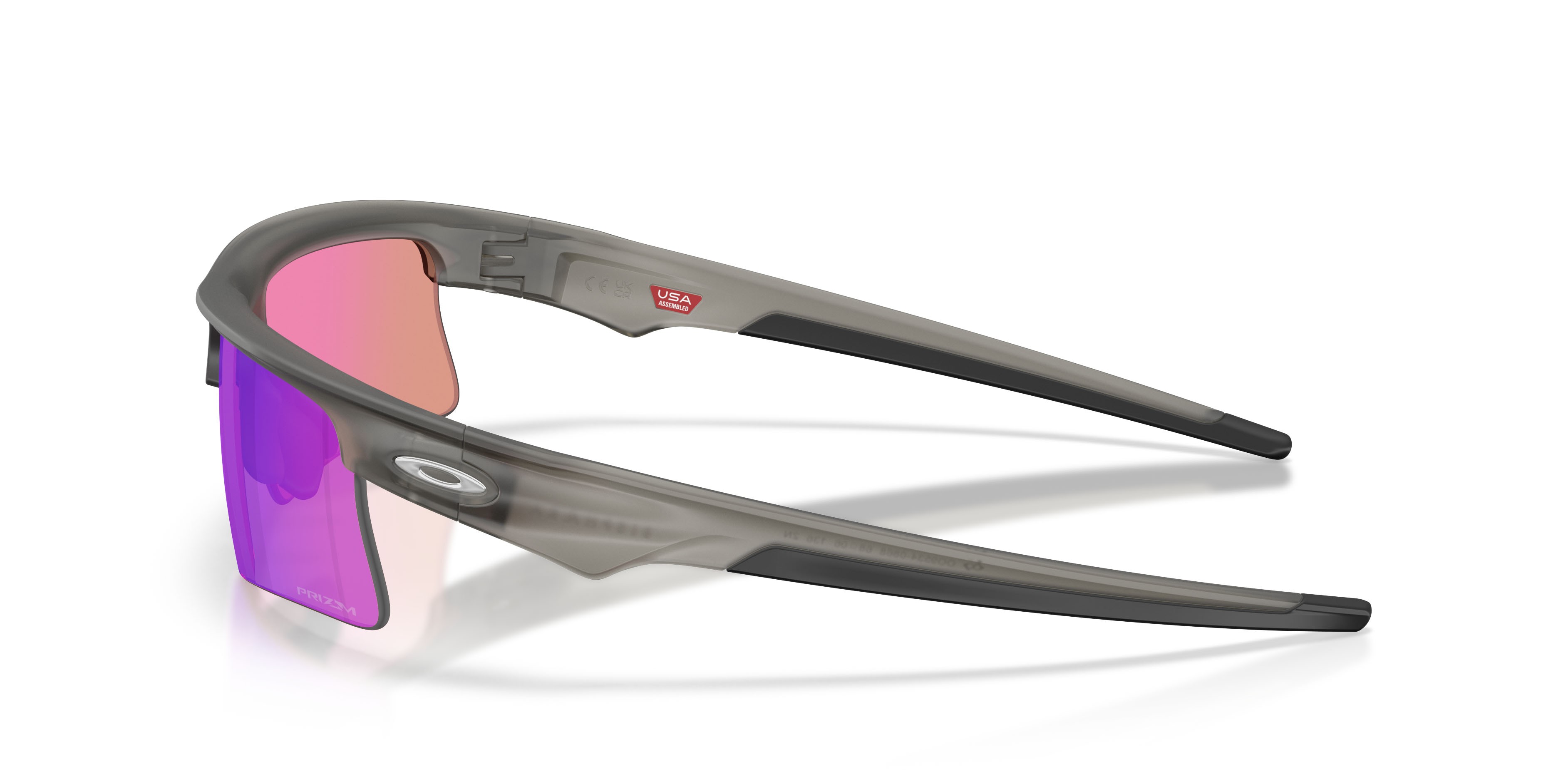 Sonnenbrillen Oakley Bisphaera Speed OO 9534 (953408) farbe grigio fumo opaco form rechteckig gläser prizm golf