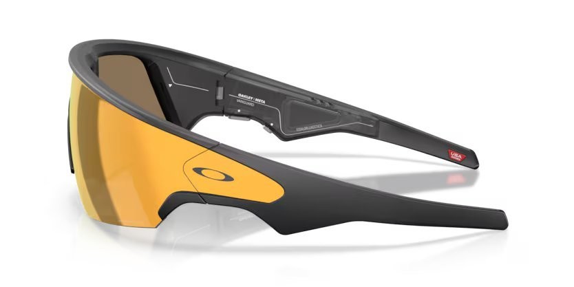 Sunglasses Oakley Meta AI Glasses Vanguard OW 8001 (800104) color nero shape rectangle lenses prizm 24k