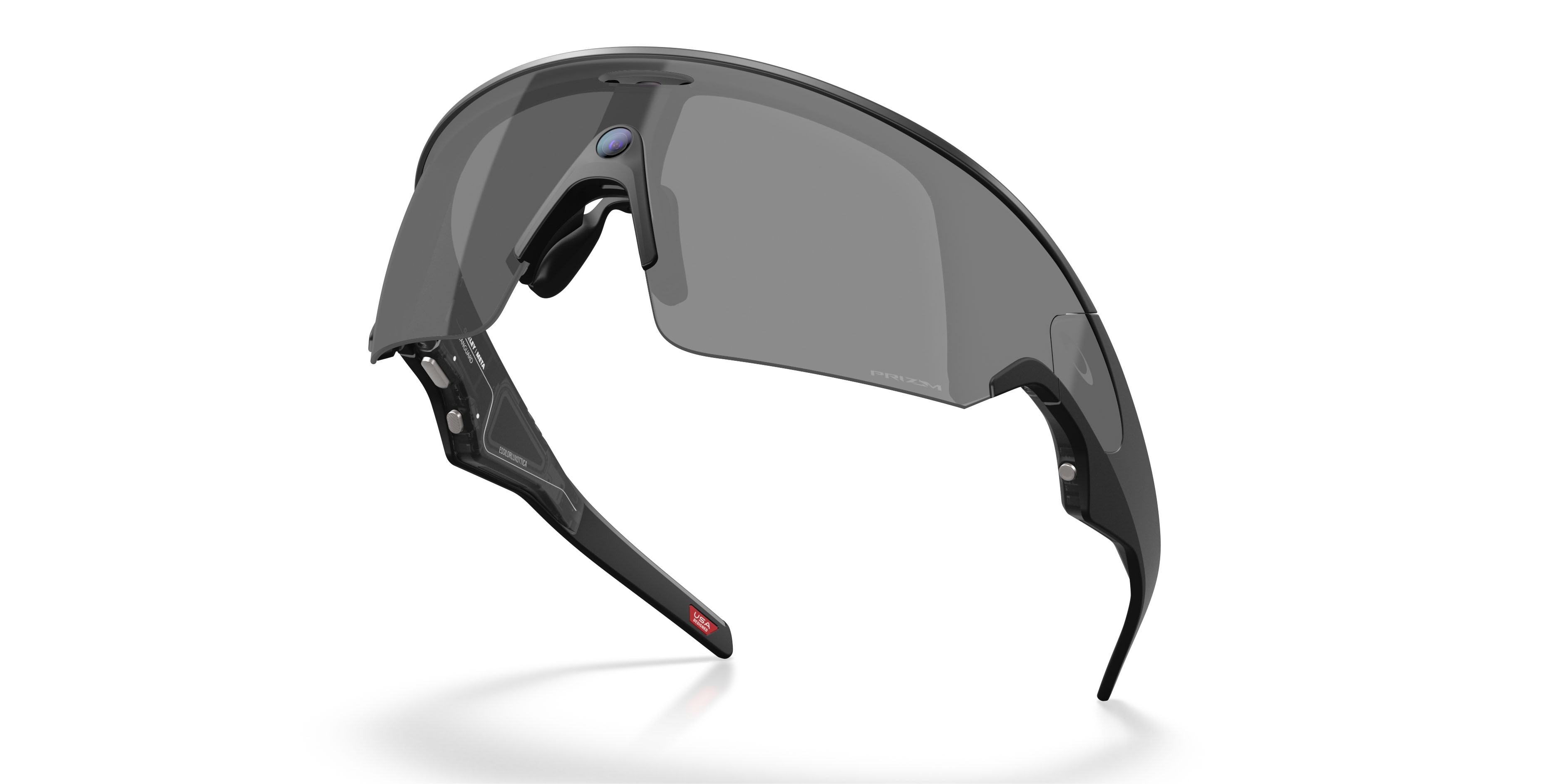 Sunglasses Oakley Meta AI Glasses Vanguard OW 8001 (800107) color nero shape rectangle lenses prizm black