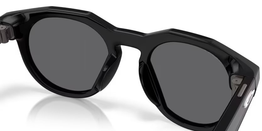 Occhiali da sole Oakley Meta AI Glasses HSTN OW 8002 (800203) colore nero forma rotondo lenti prizm black polarized