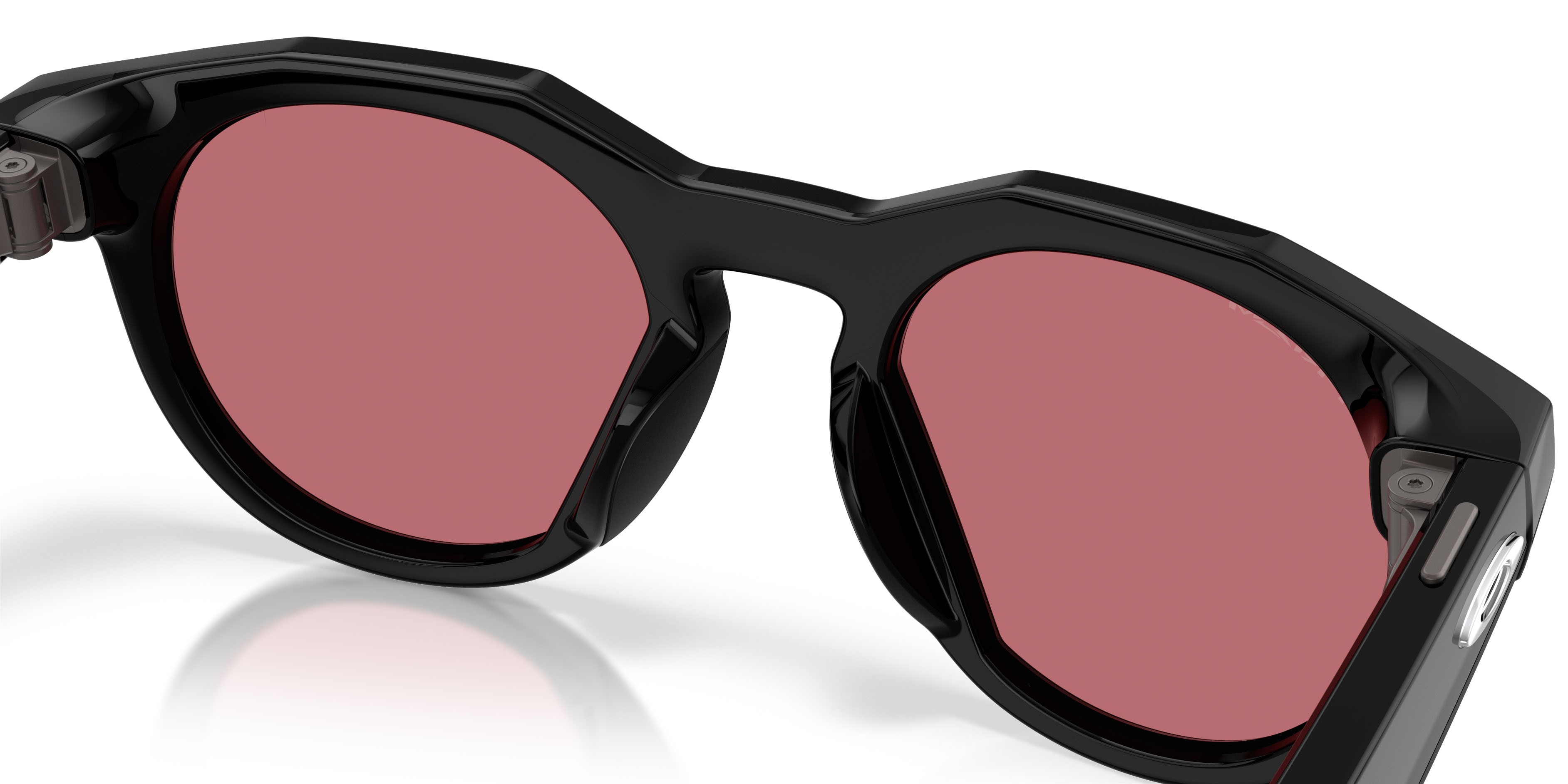 Sunglasses Oakley Meta AI Glasses Hstn OW 8002 (800209) color nero shape round lenses prizm dark golf