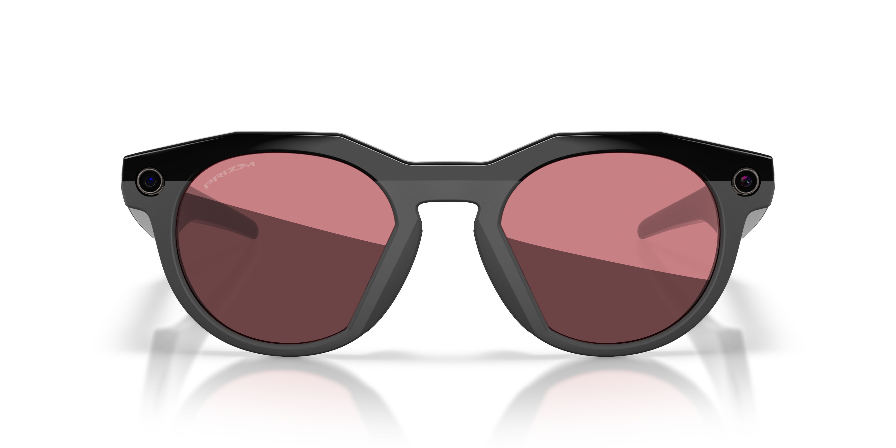 Sunglasses Oakley Meta AI Glasses Hstn OW 8002 (800209) color nero shape round lenses prizm dark golf