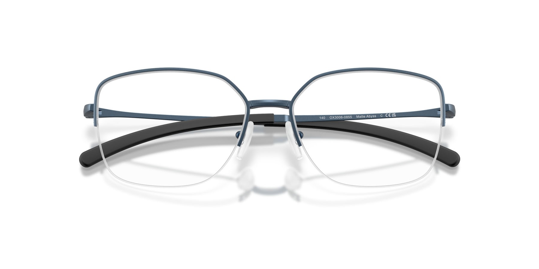 Brillen Oakley Moonglow OX 3006 (300608) farbe blu abisso opaco form rund gläser lente demo