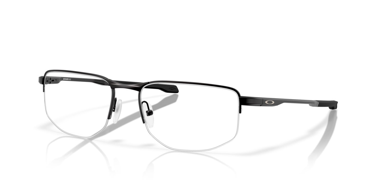 Brillen Oakley Addams 0.5 OX 3035 (303501) farbe nero satinato form rechteckig gläser lente demo