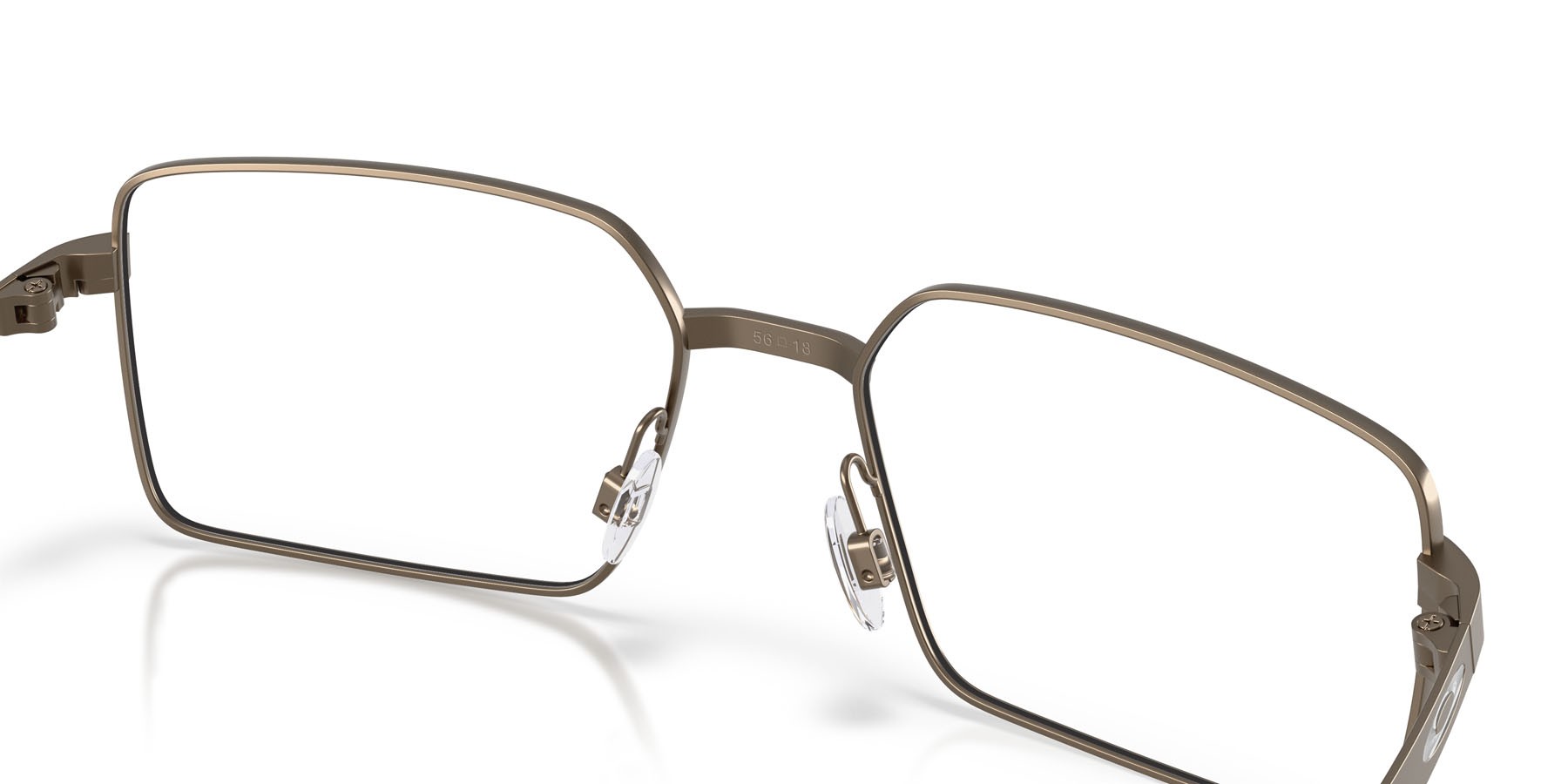 Brillen Oakley Foil Sq OX 3062 (306202) farbe peltro form rechteckig gläser lente demo