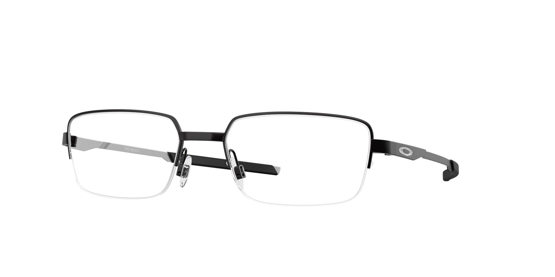 Occhiali da vista Oakley Foil Rq 0.5 OX 3100 (310001) colore nero satinato forma rettangolare lenti lente demo