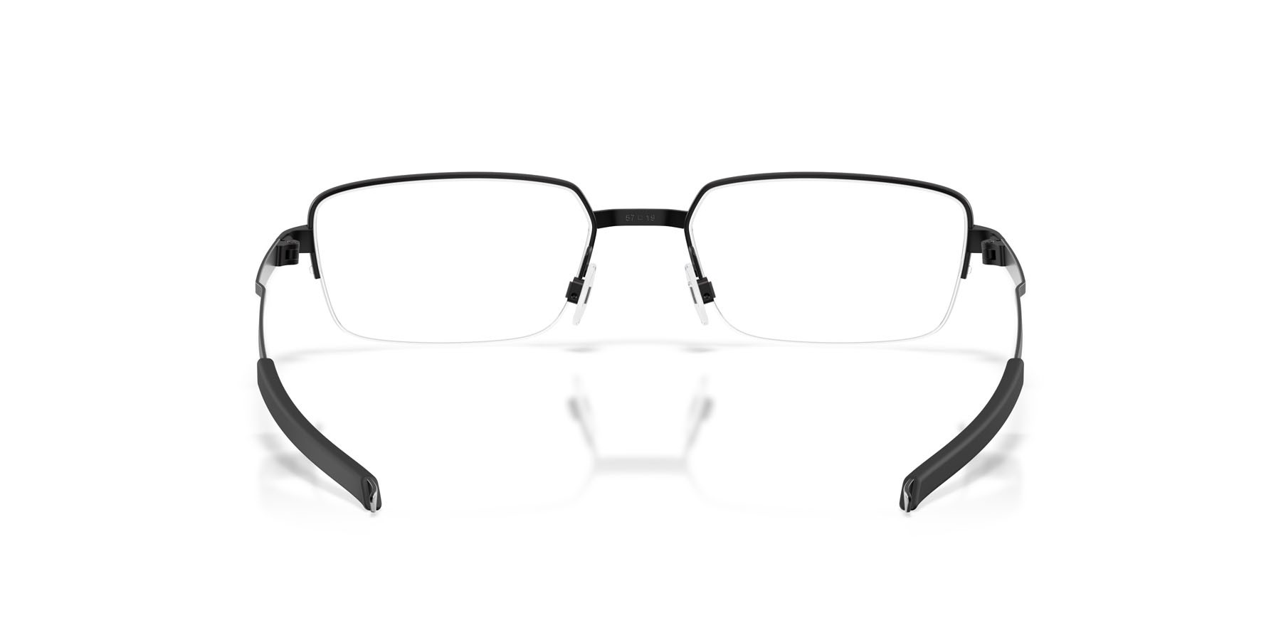 Occhiali da vista Oakley Foil Rq 0.5 OX 3100 (310001) colore nero satinato forma rettangolare lenti lente demo