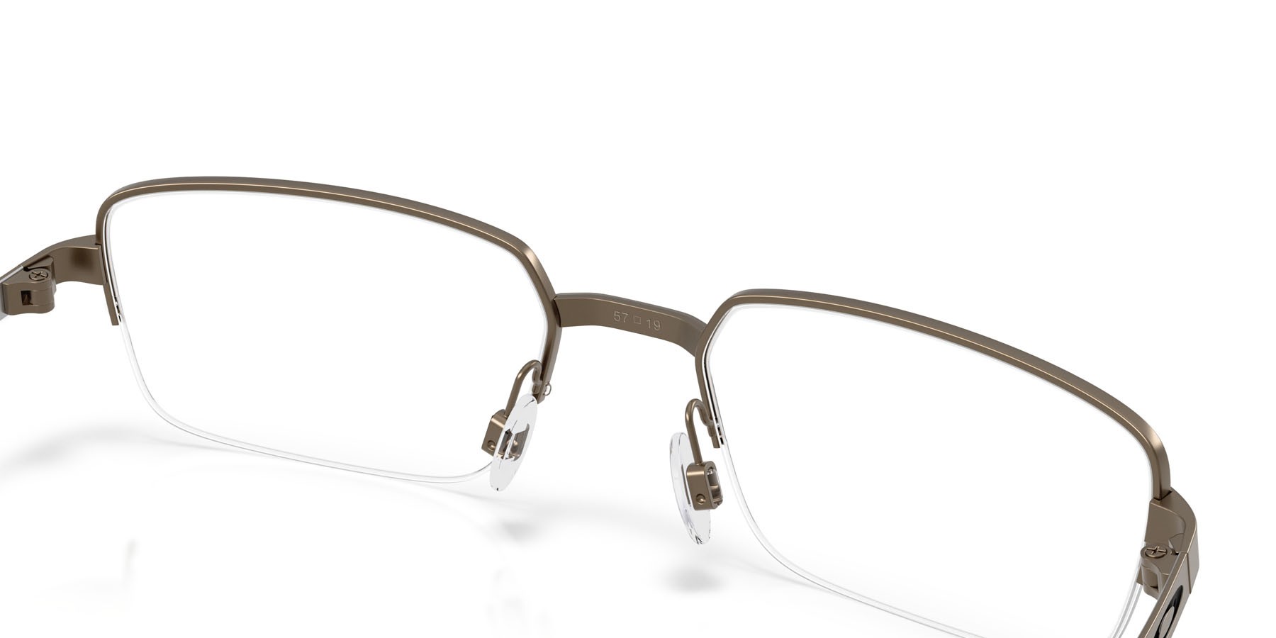 Occhiali da vista Oakley Foil Rq 0.5 OX 3100 (310002) colore peltro forma rettangolare lenti lente demo