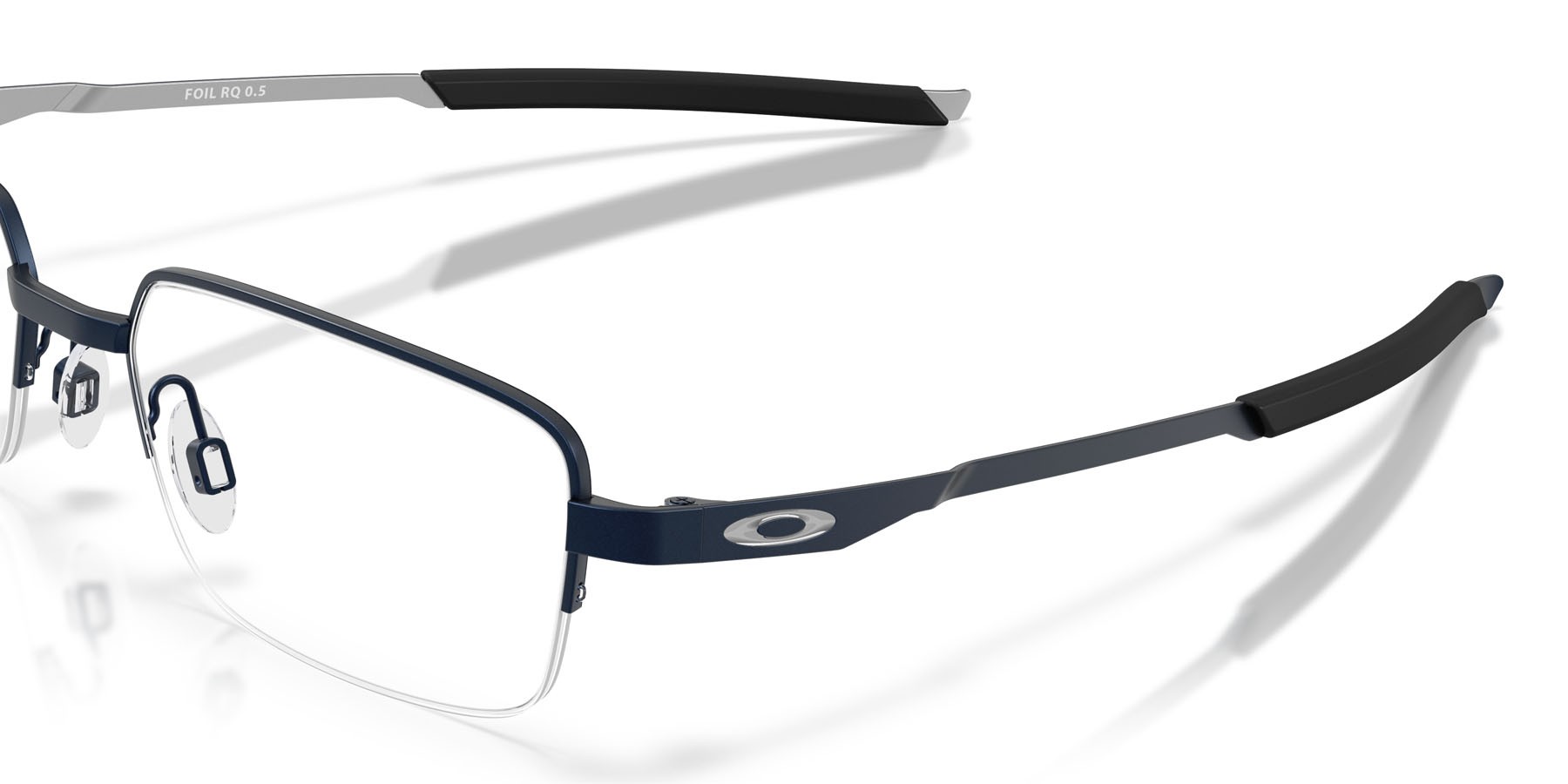 Occhiali da vista Oakley Foil Rq 0.5 OX 3100 (310003) colore midnight opaco forma rettangolare lenti lente demo