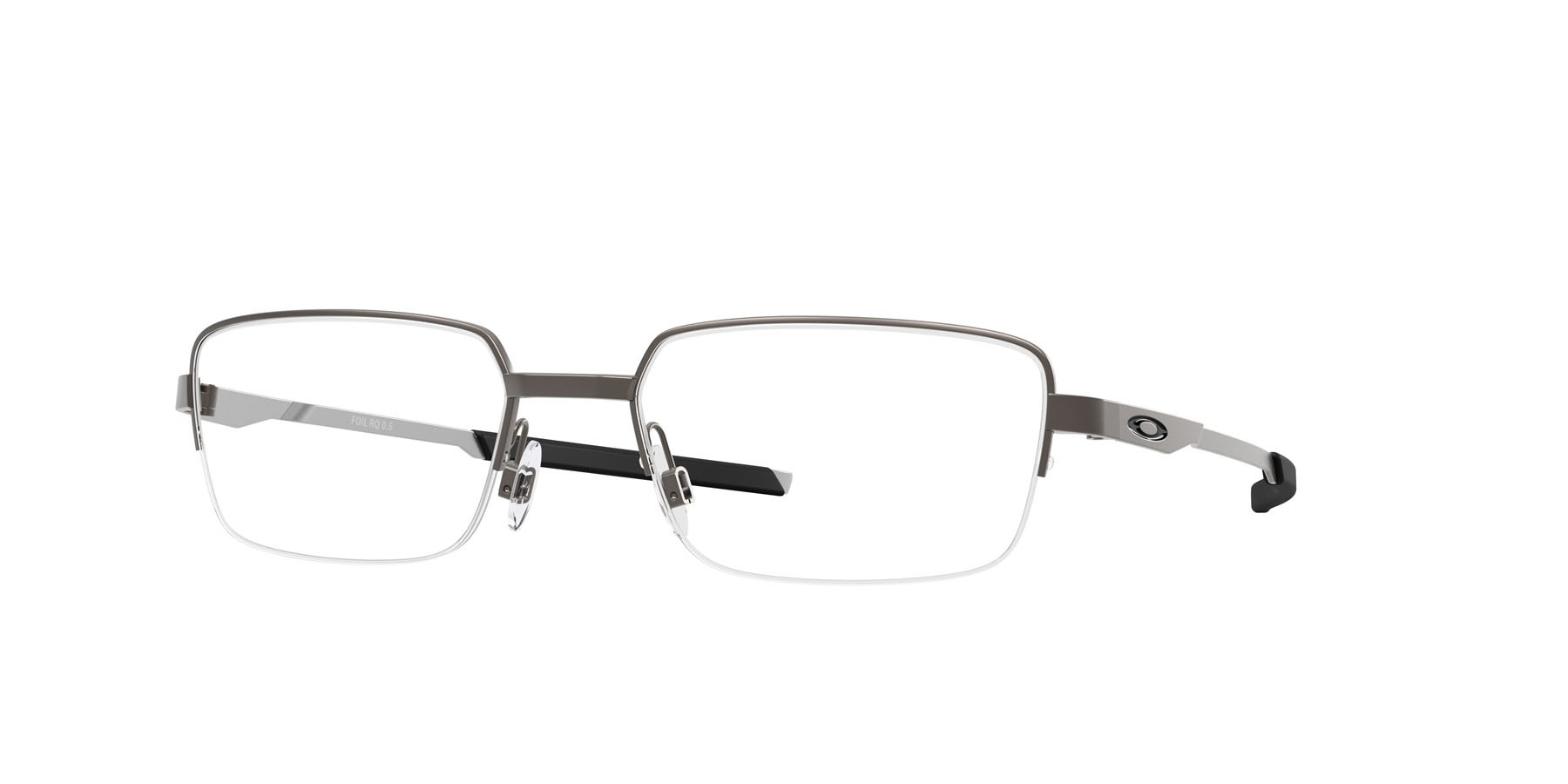 Occhiali da vista Oakley Foil Rq 0.5 OX 3100 (310004) colore cemento opaco forma rettangolare lenti lente demo