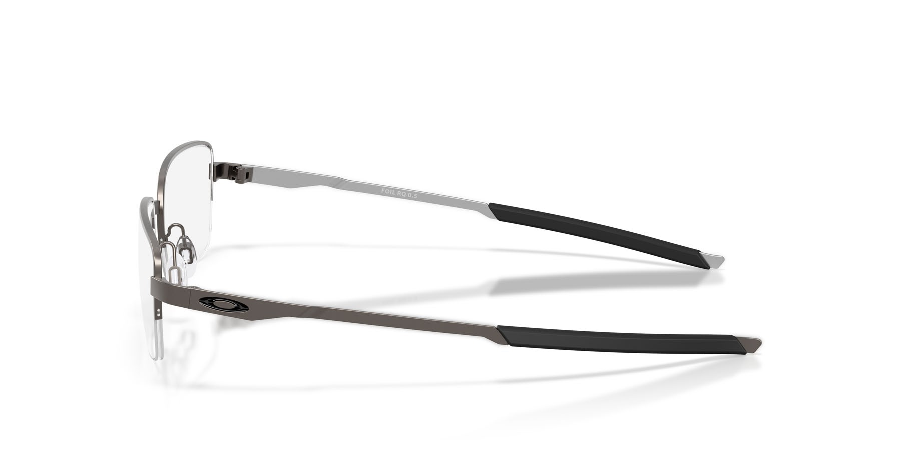Occhiali da vista Oakley Foil Rq 0.5 OX 3100 (310004) colore cemento opaco forma rettangolare lenti lente demo