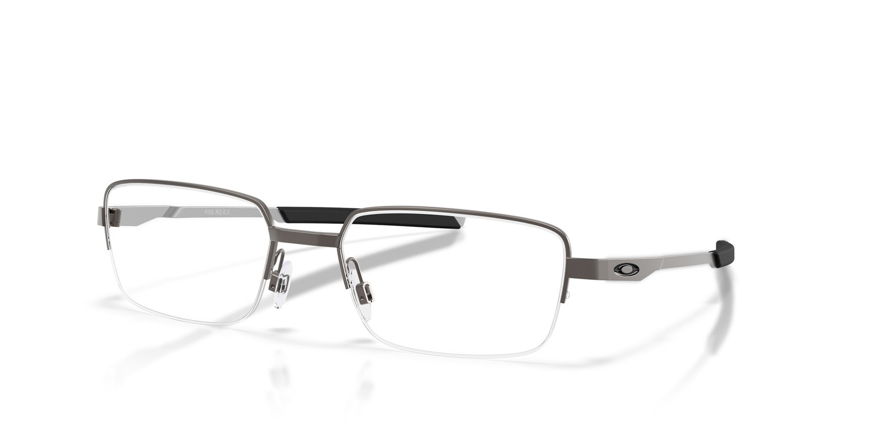 Occhiali da vista Oakley Foil Rq 0.5 OX 3100 (310004) colore cemento opaco forma rettangolare lenti lente demo