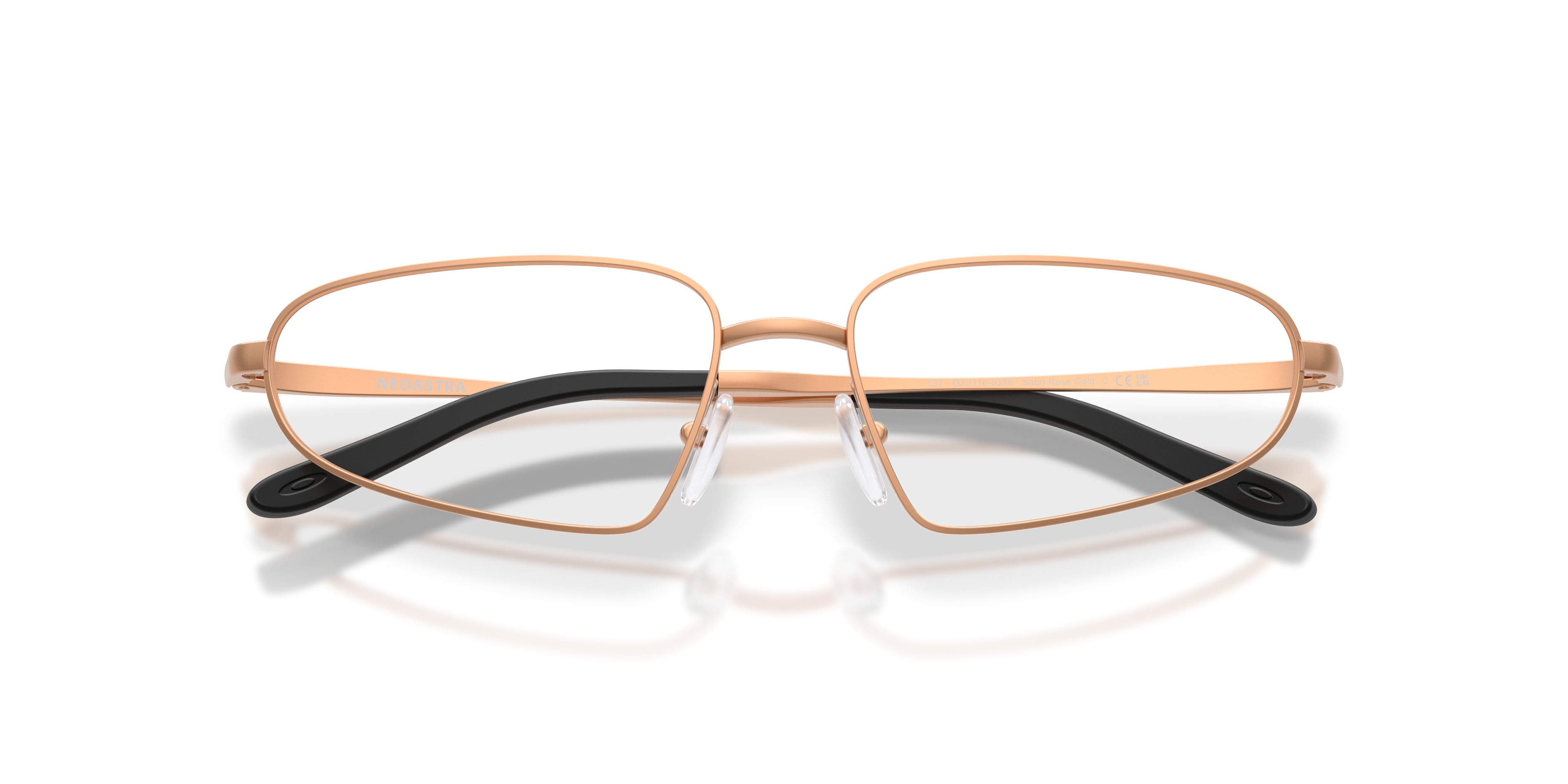 Eyeglasses Oakley Neoastra OX 3116 (311602) color rose gold satinato shape rectangle lenses lente demo