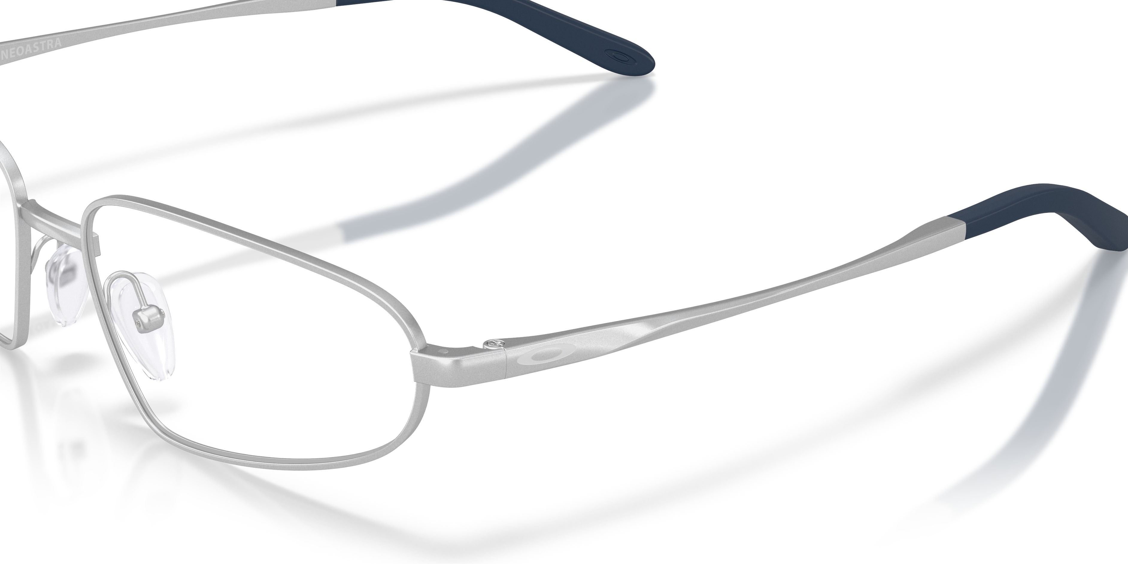 Occhiali da vista Oakley Neoastra OX 3116 (311604) colore cromo satinato forma rettangolare lenti lente demo
