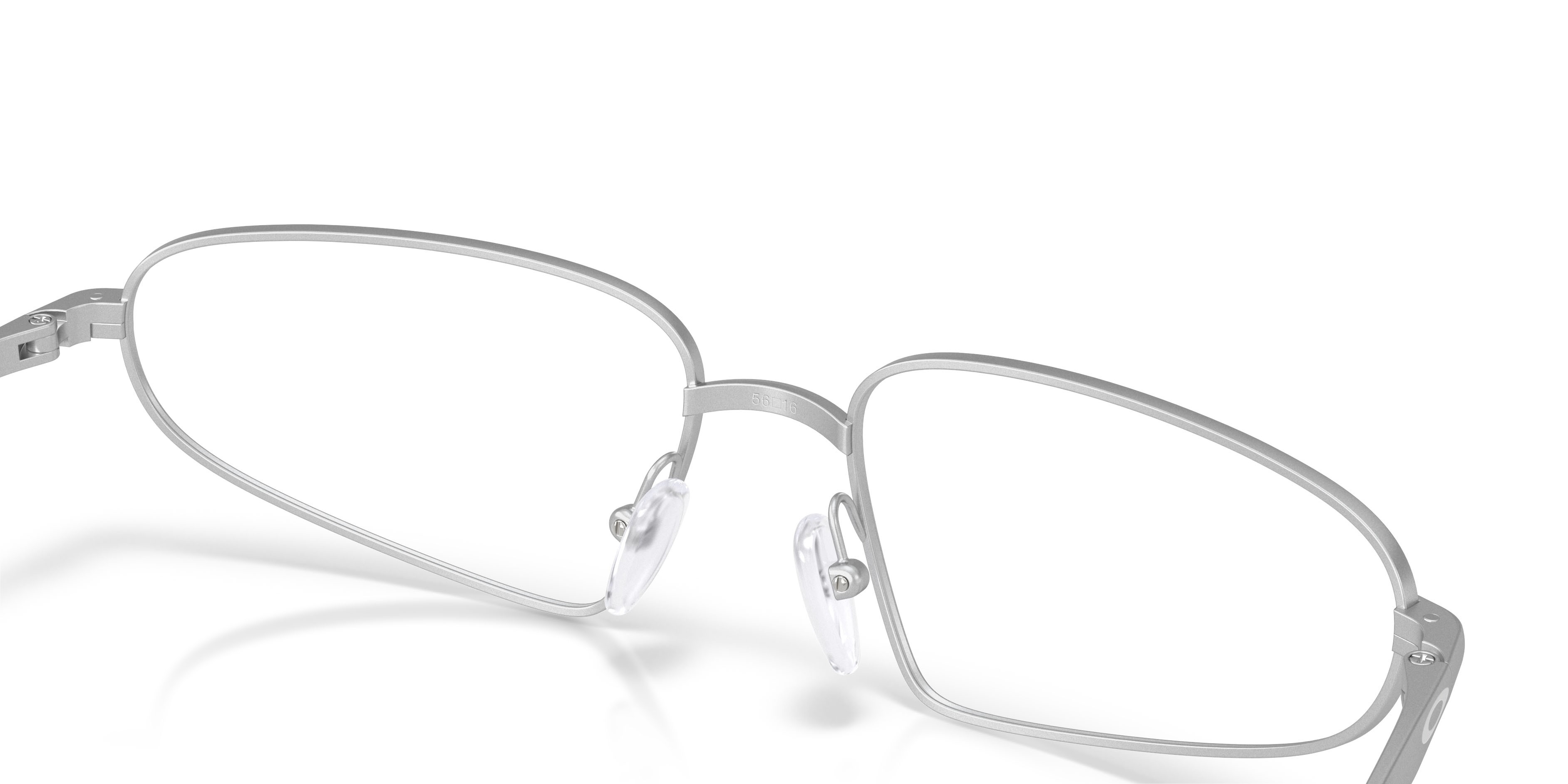 Occhiali da vista Oakley Neoastra OX 3116 (311604) colore cromo satinato forma rettangolare lenti lente demo