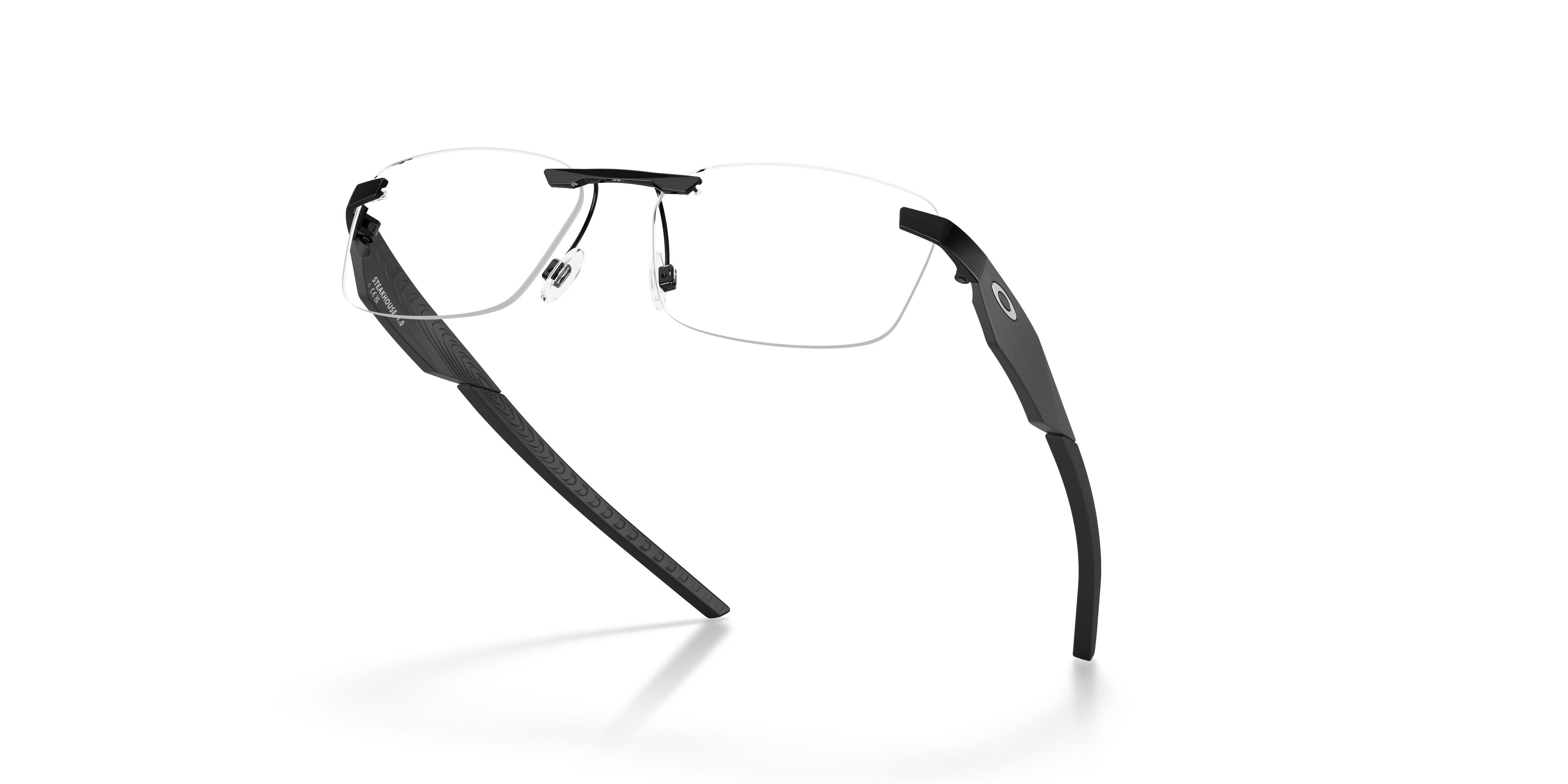 Occhiali da vista Oakley Steakhouse 1.0 OX 3126 (312601) colore nero satinato forma rettangolare lenti lente demo
