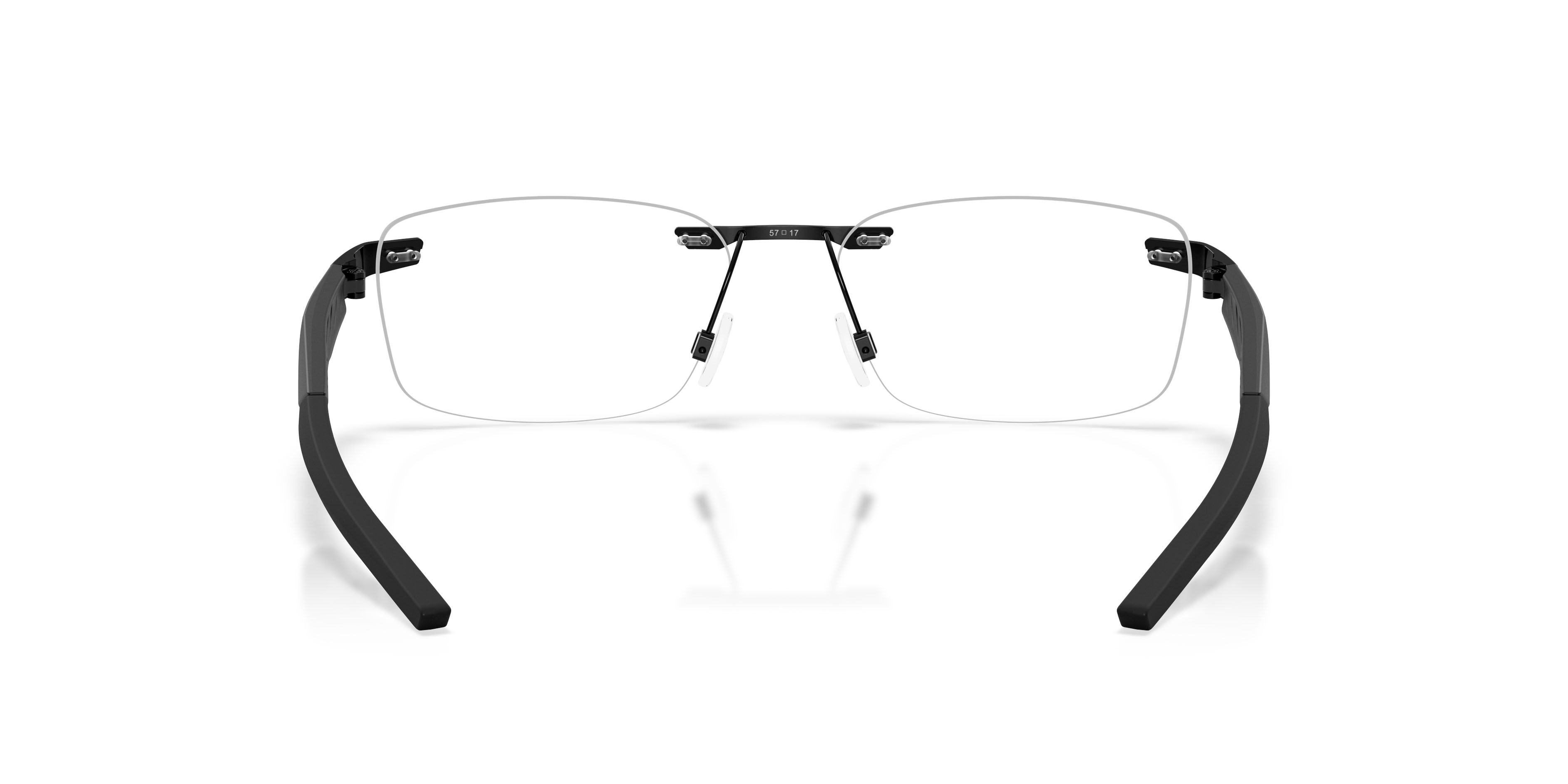 Occhiali da vista Oakley Steakhouse 1.0 OX 3126 (312601) colore nero satinato forma rettangolare lenti lente demo
