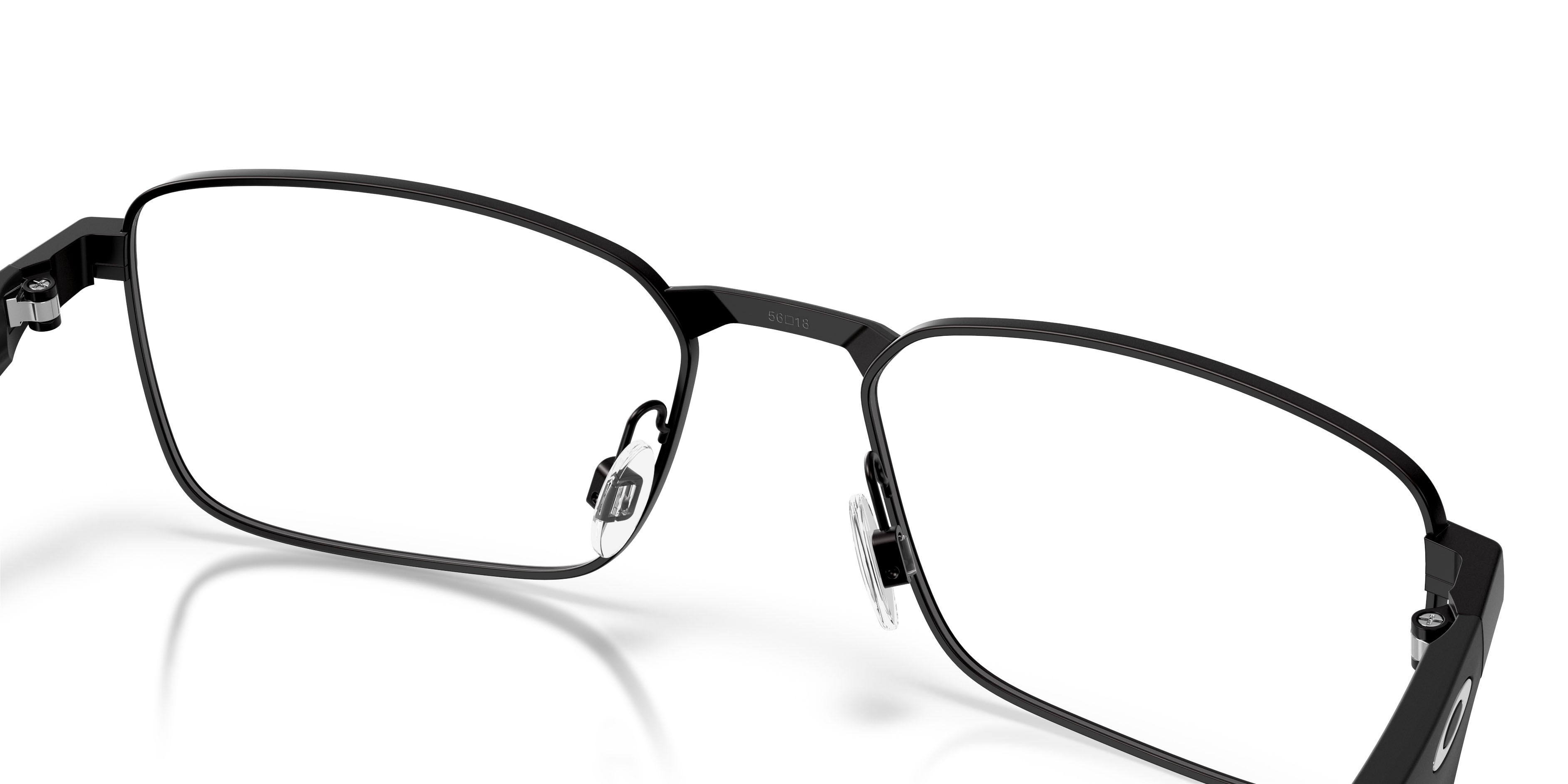Occhiali da vista Oakley Steakhouse OX 3140 (314001) colore nero satinato forma rettangolare lenti lente demo