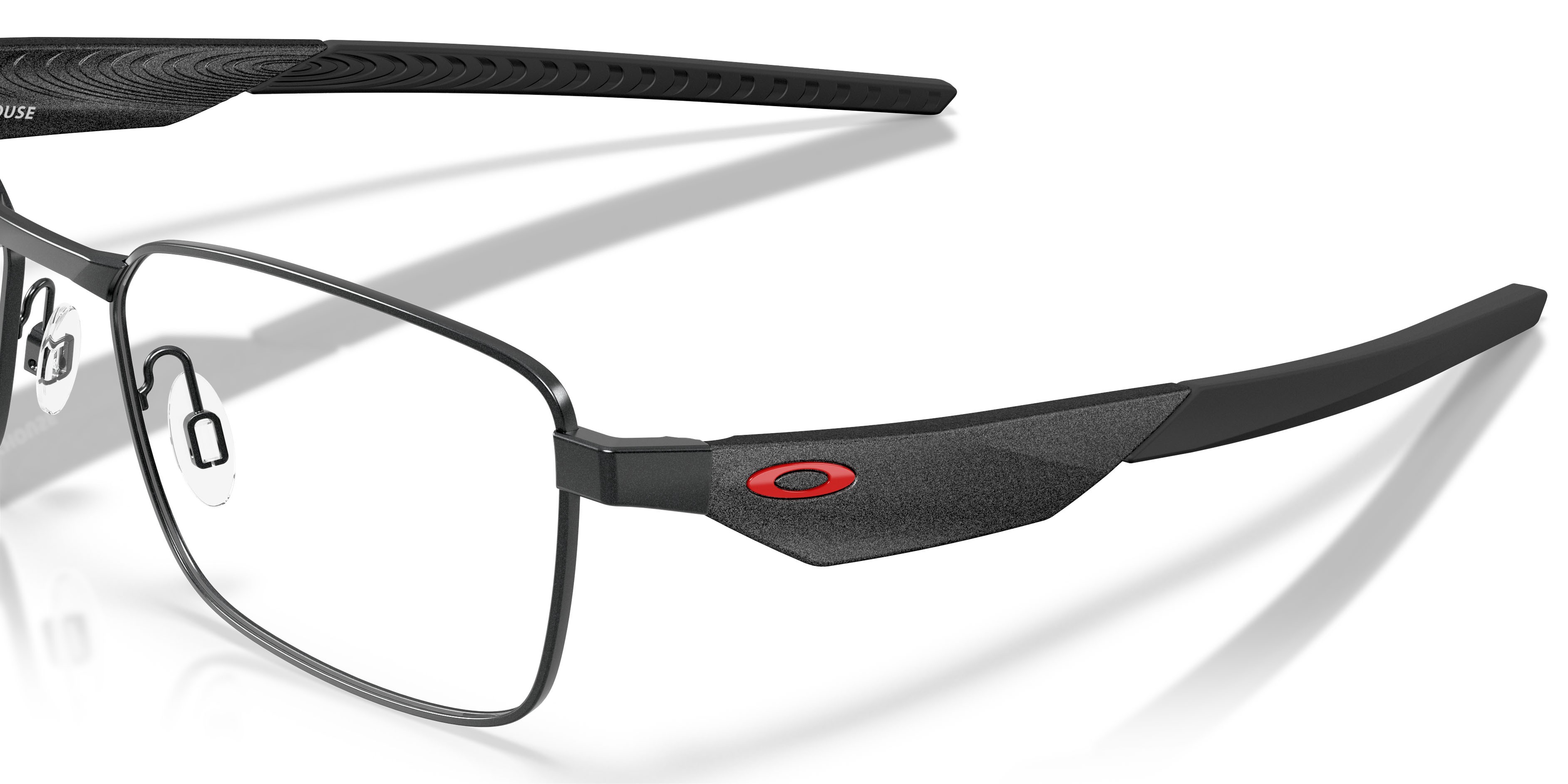 Occhiali da vista Oakley Steakhouse OX 3140 (314002) colore acciaio chiaro satinato forma rettangolare lenti lente demo