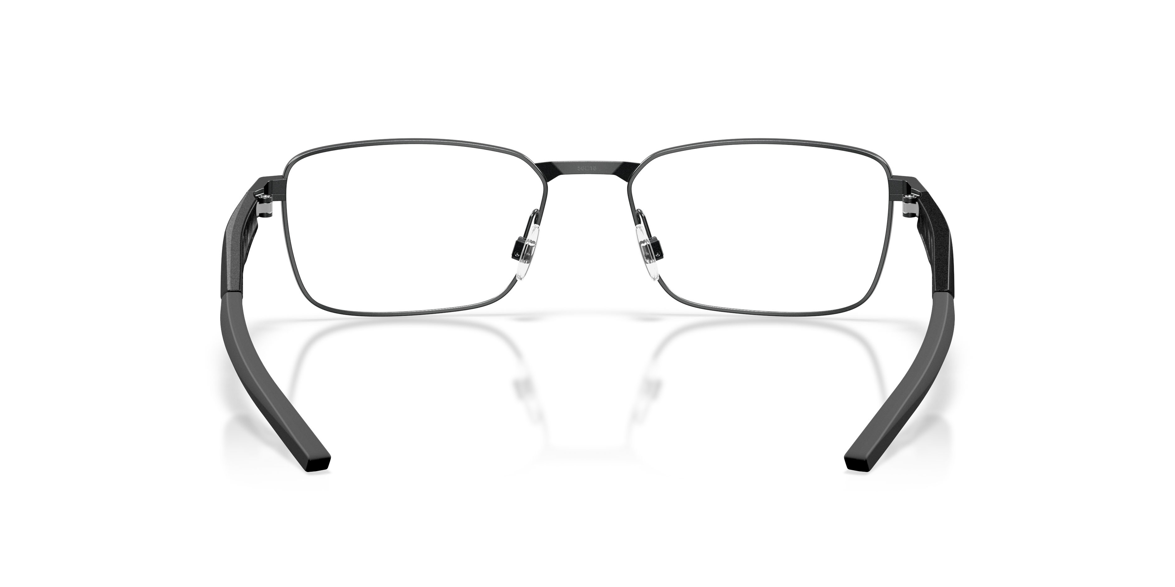Occhiali da vista Oakley Steakhouse OX 3140 (314002) colore acciaio chiaro satinato forma rettangolare lenti lente demo