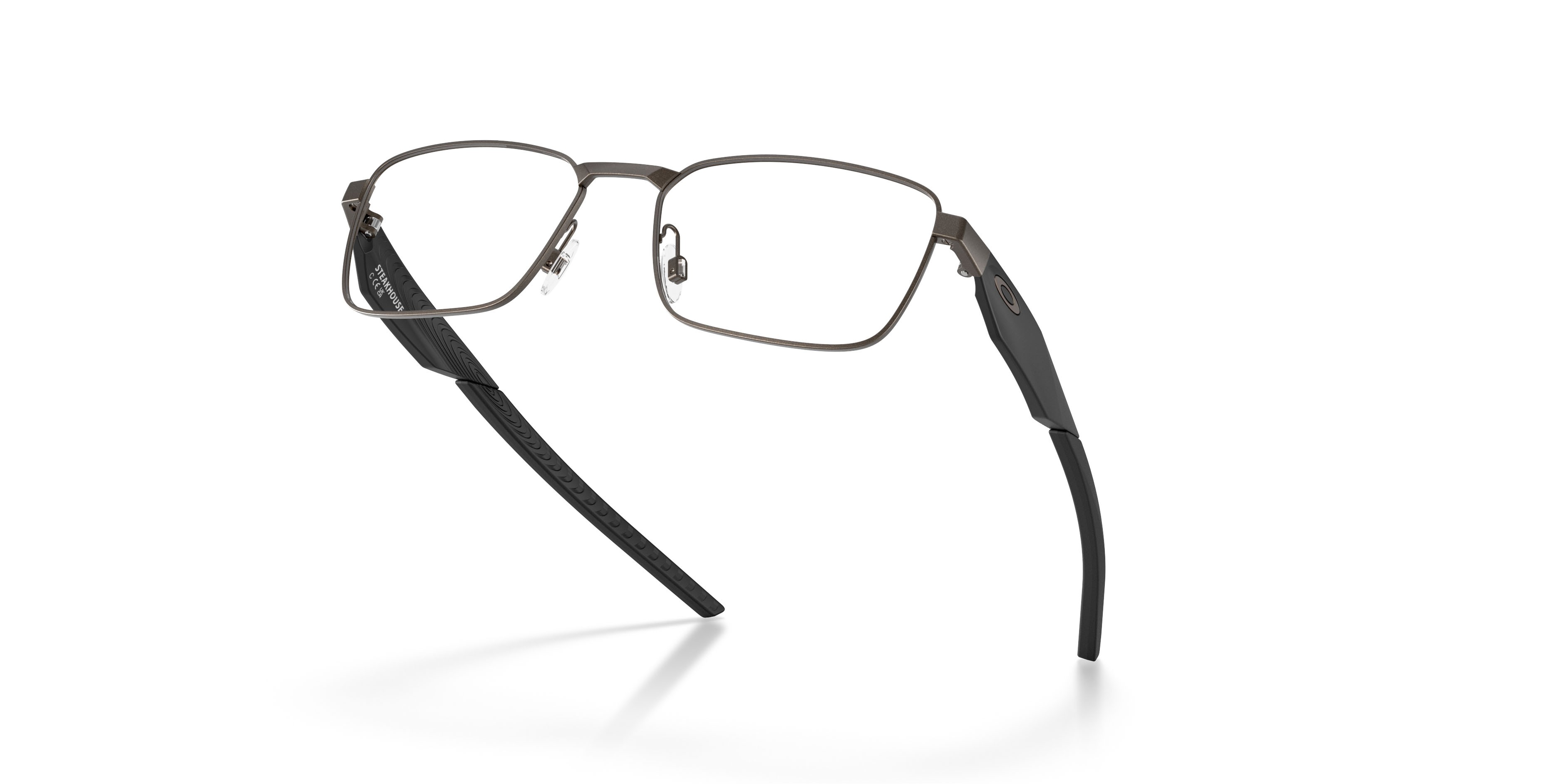 Occhiali da vista Oakley Steakhouse OX 3140 (314003) colore satin lead forma rettangolare lenti lente demo