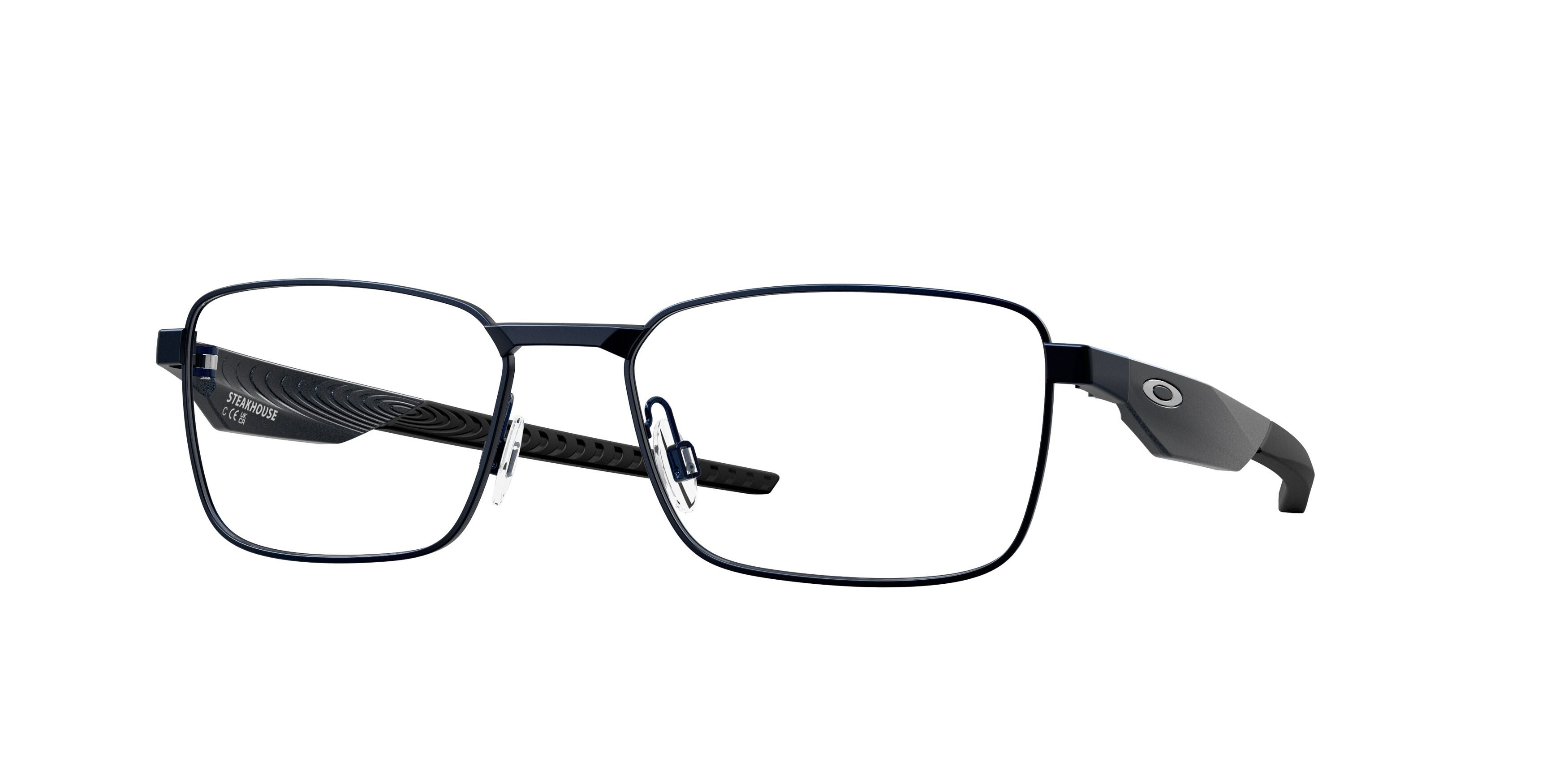 Occhiali da vista Oakley Steakhouse OX 3140 (314004) colore midnight opaco forma rettangolare lenti lente demo