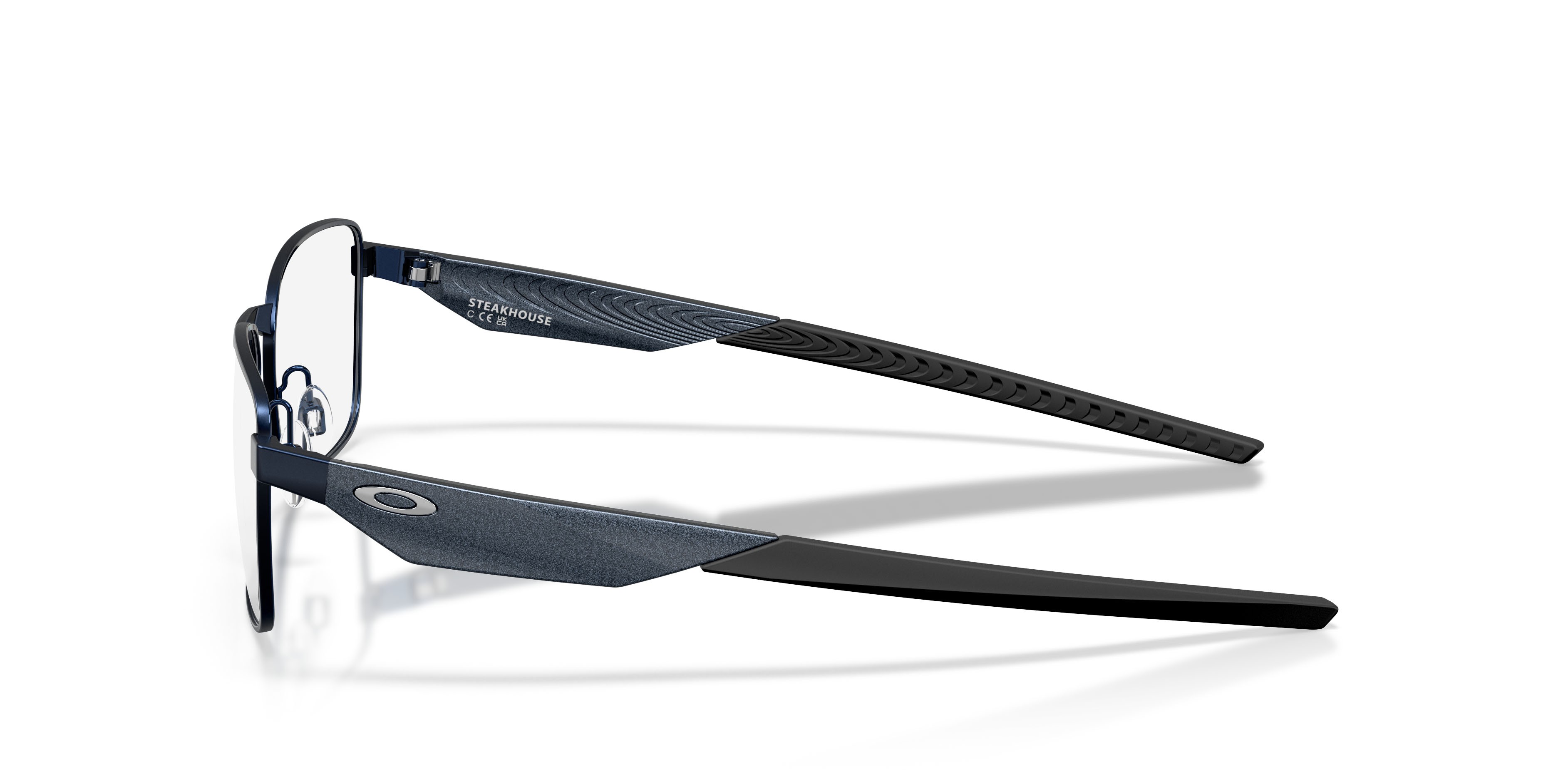 Occhiali da vista Oakley Steakhouse OX 3140 (314004) colore midnight opaco forma rettangolare lenti lente demo