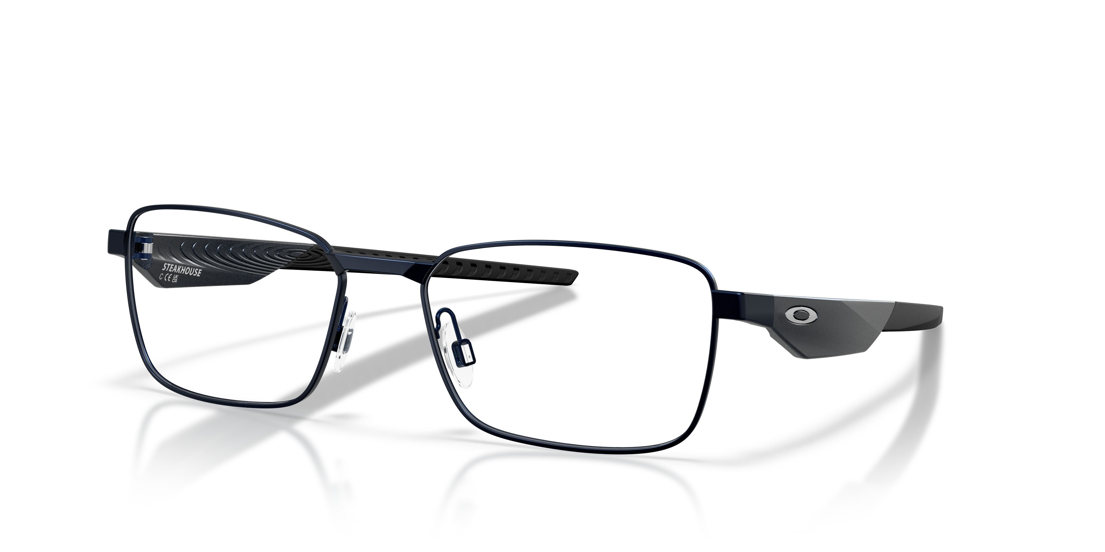 Occhiali da vista Oakley Steakhouse OX 3140 (314004) colore midnight opaco forma rettangolare lenti lente demo