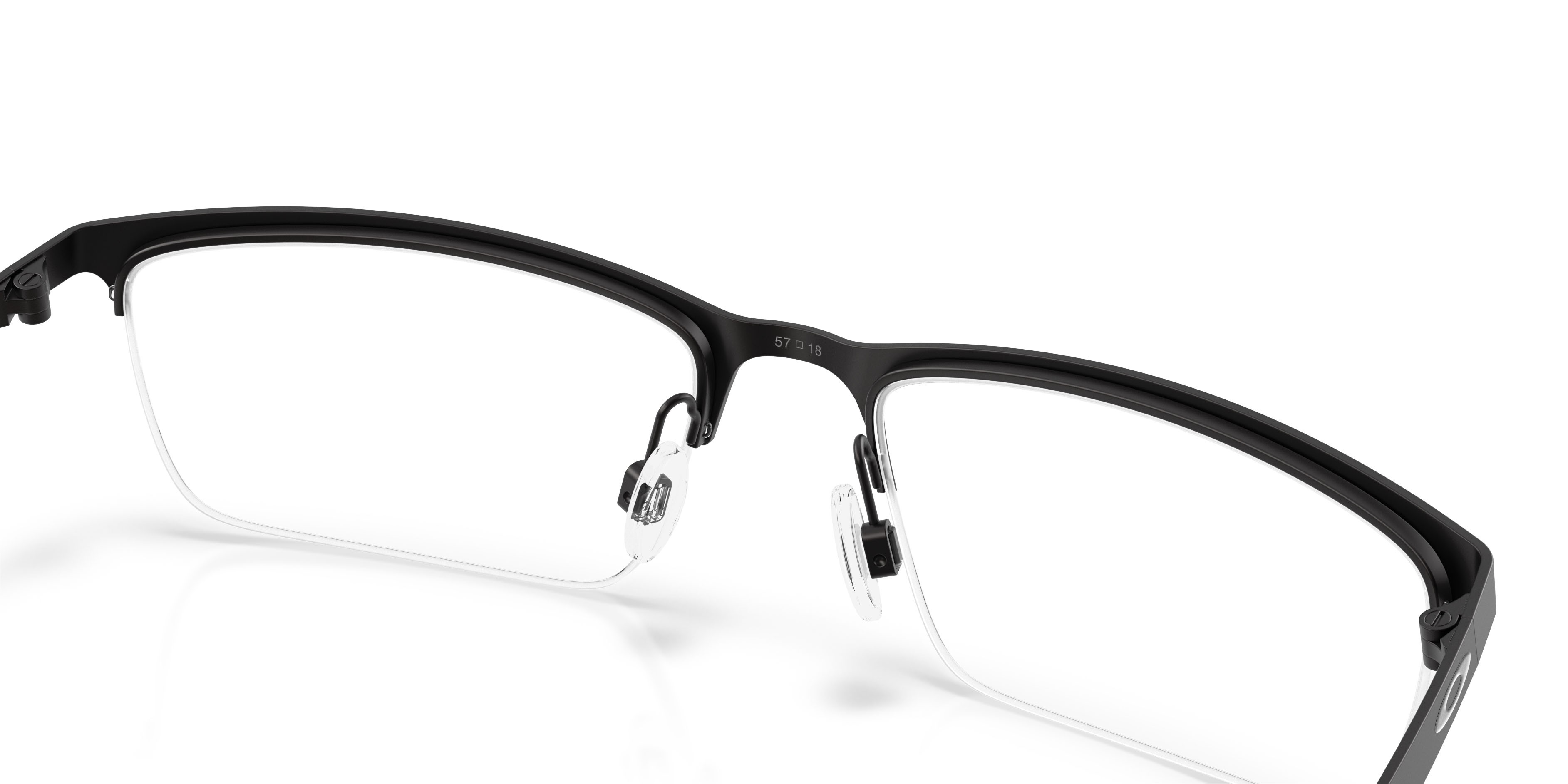 Occhiali da vista Oakley Liteboard OX 3141 (314101) colore nero satinato forma rettangolare lenti lente demo